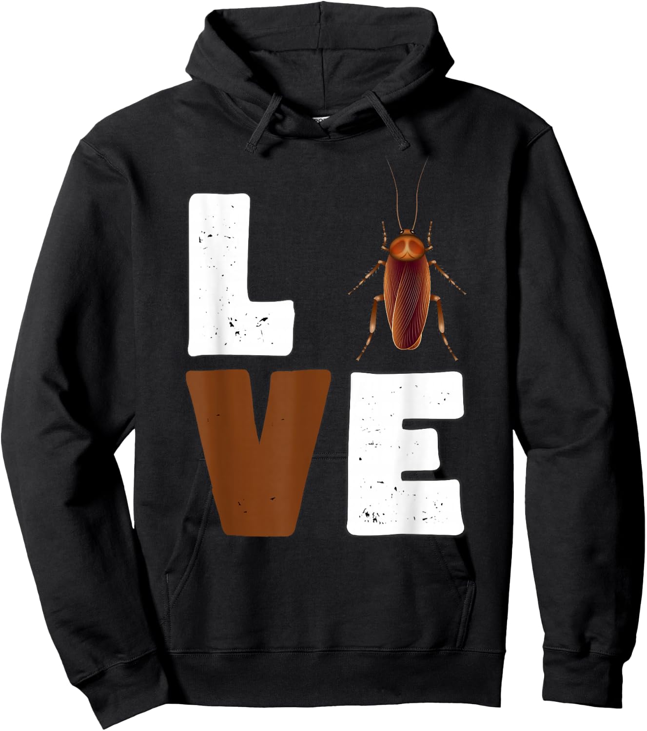 Love Cockroach women Shirt insect Lovers for kids and girls Hoodie - Hoodie | Black