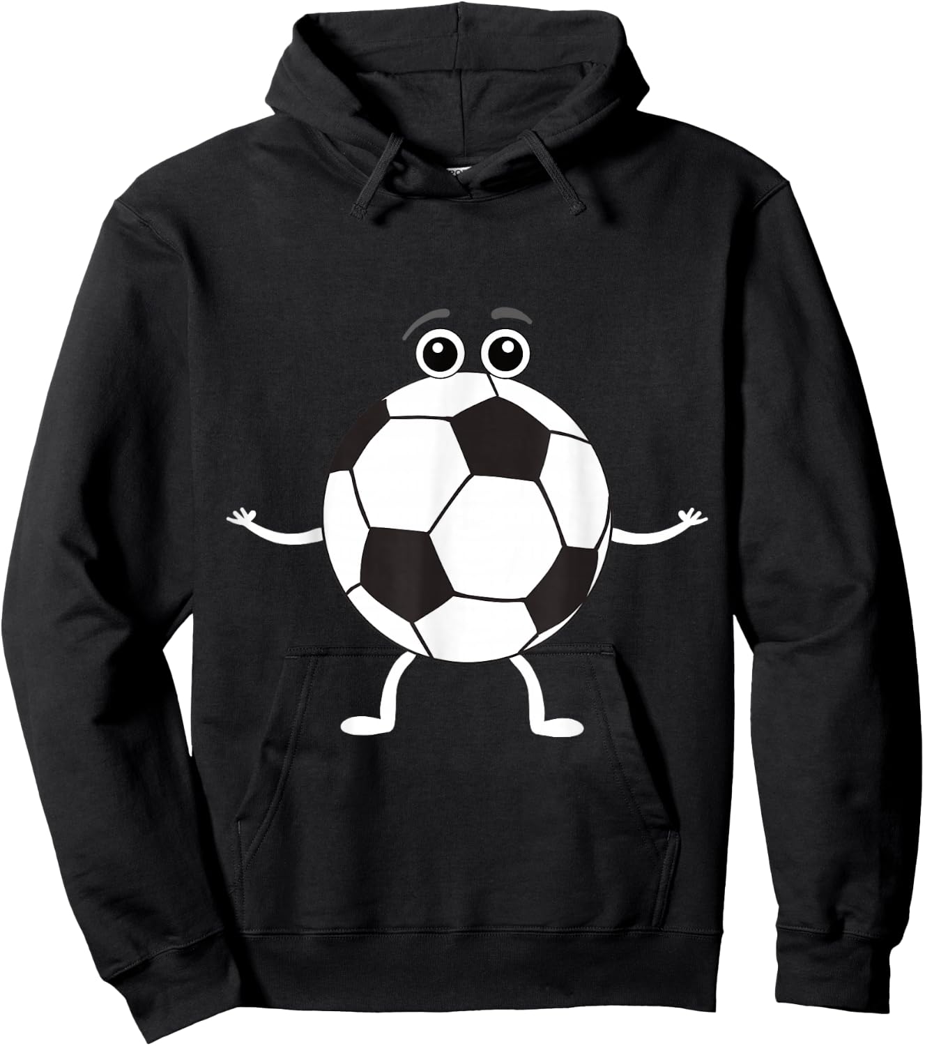 Lustiges Kostüm für Fußballspieler Fußball Kostüm Fußball Hoodie - Hoodie | Black