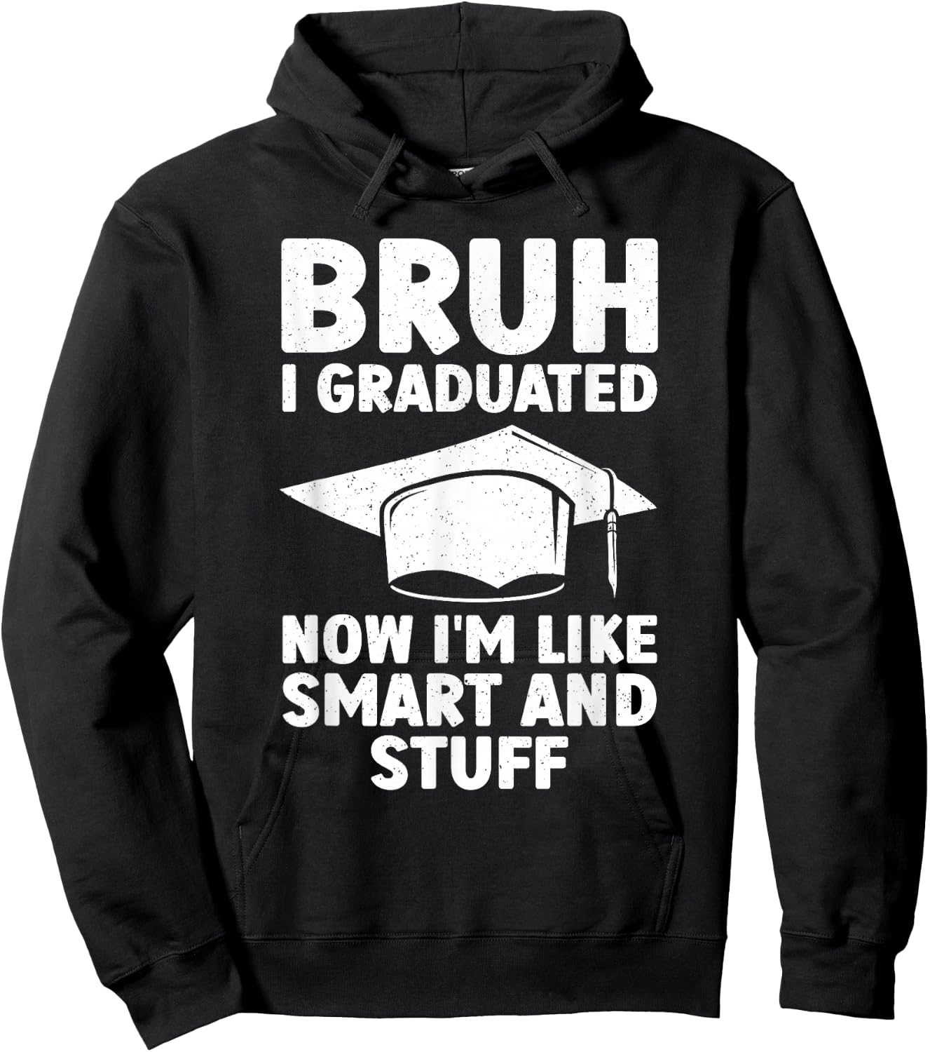 Funny Graduation Design Boys Graduate Graduation Hoodie - Hoodie | Black
