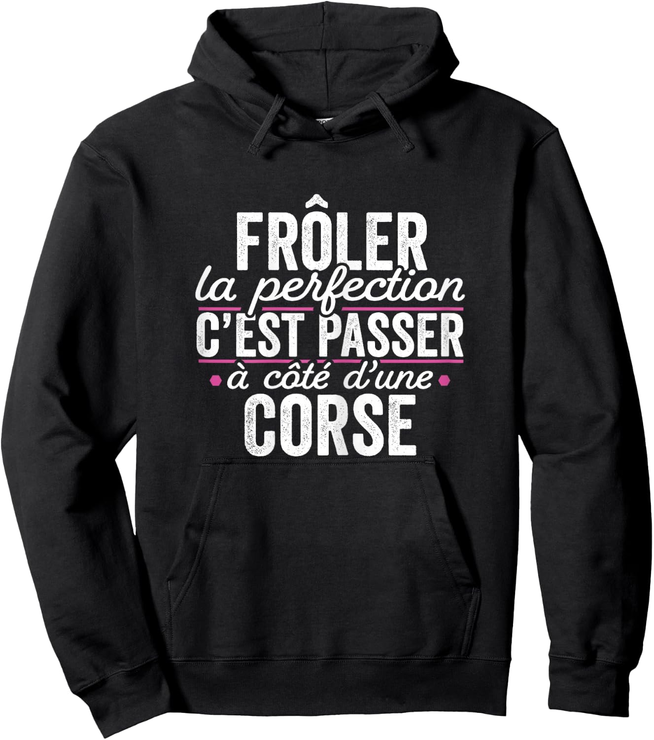 La Corse Parfait Women's Gift Humour Corsica , Black, Female X-Small Hoodie - Hoodie | Black