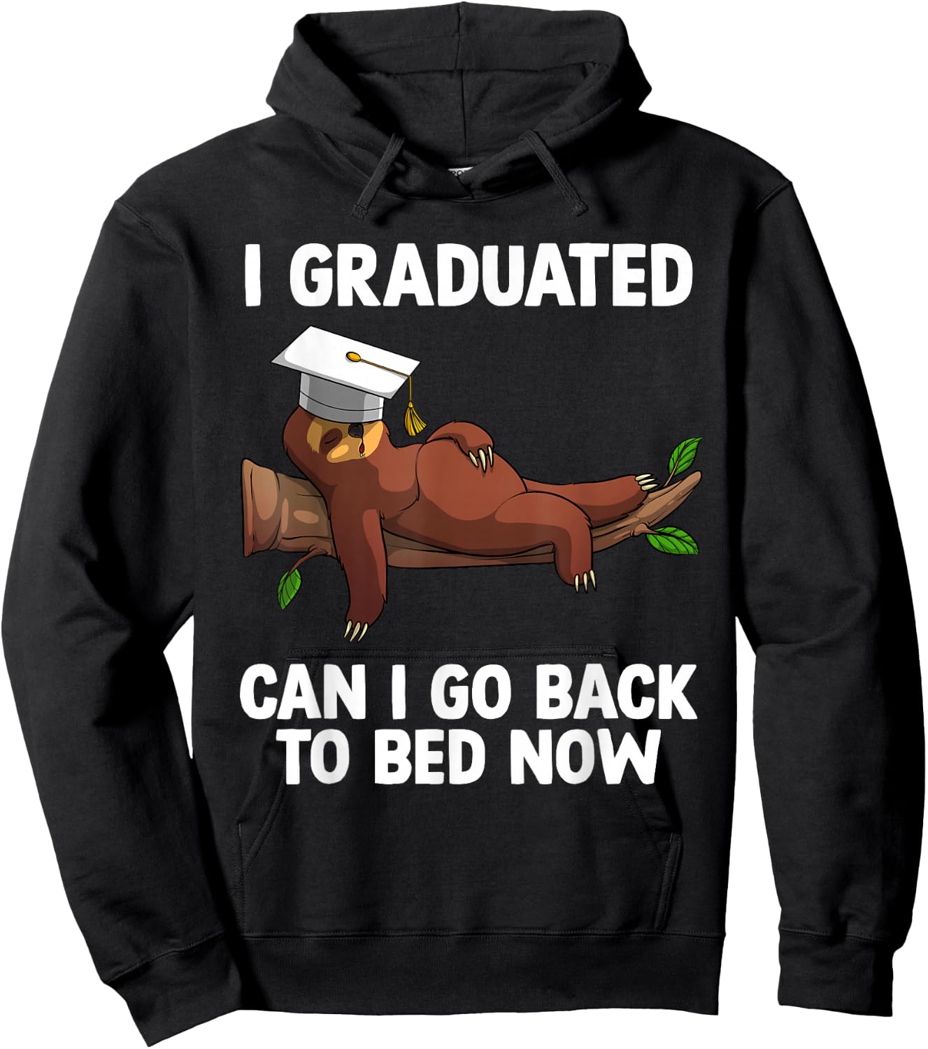 Funny Graduation Art Women PhD MBA Masters Graduated Hoodie - Hoodie | Black