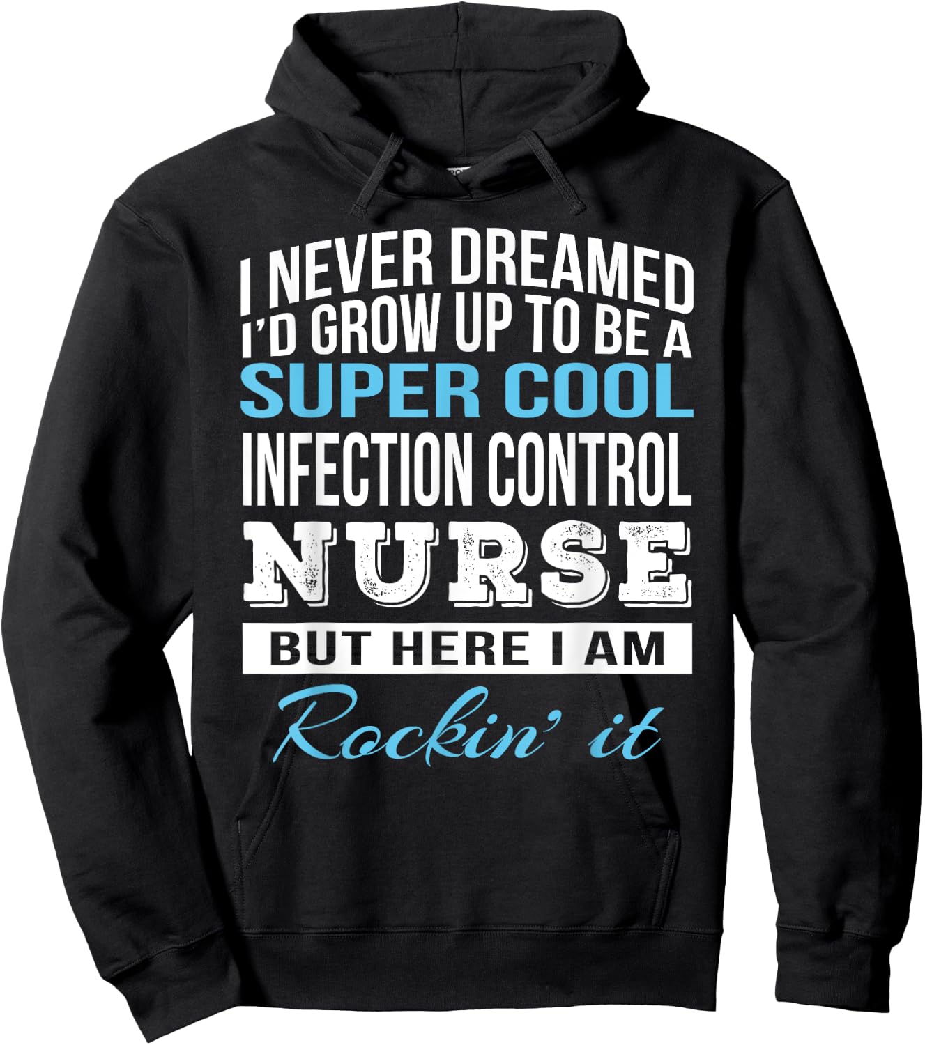 Funny Infection Control Nurse Gift Hoodie - Hoodie | Black