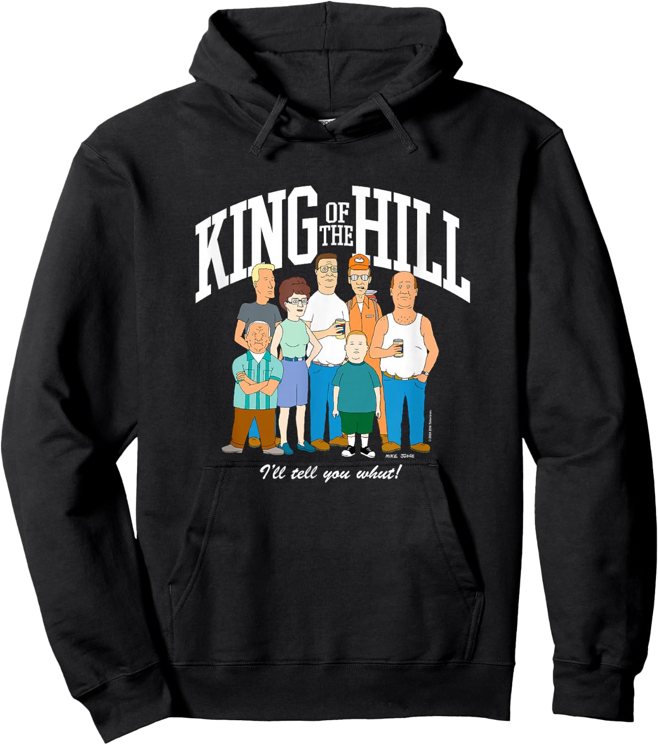 King of The Hill Group Shot I'll Tell You What! Hoodie - Hoodie | Black