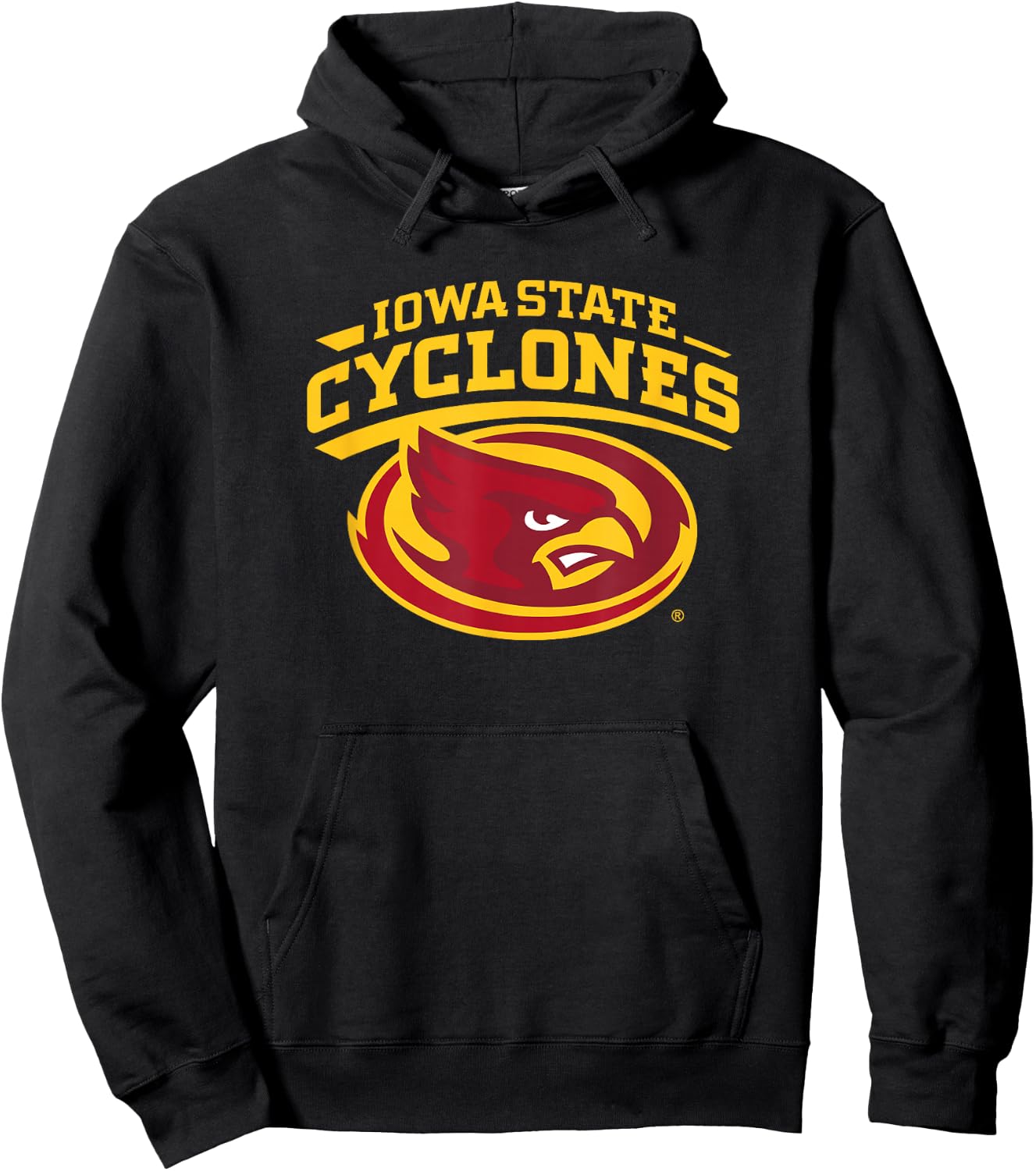 Iowa State Cyclones Cy Mascot Officially Licensed Hoodie - Hoodie | Black