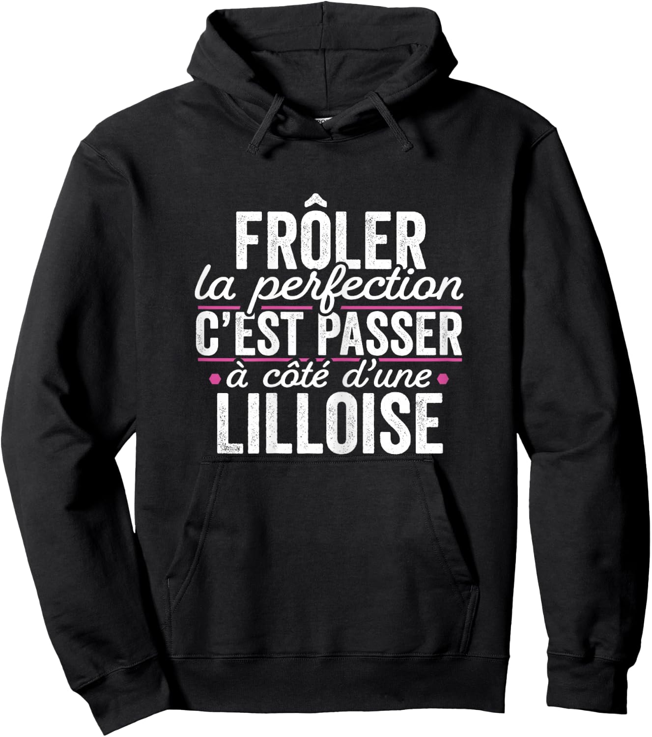 La Lilloise Parfait Women's Gift Humour Lille Hoodie - Hoodie | Black