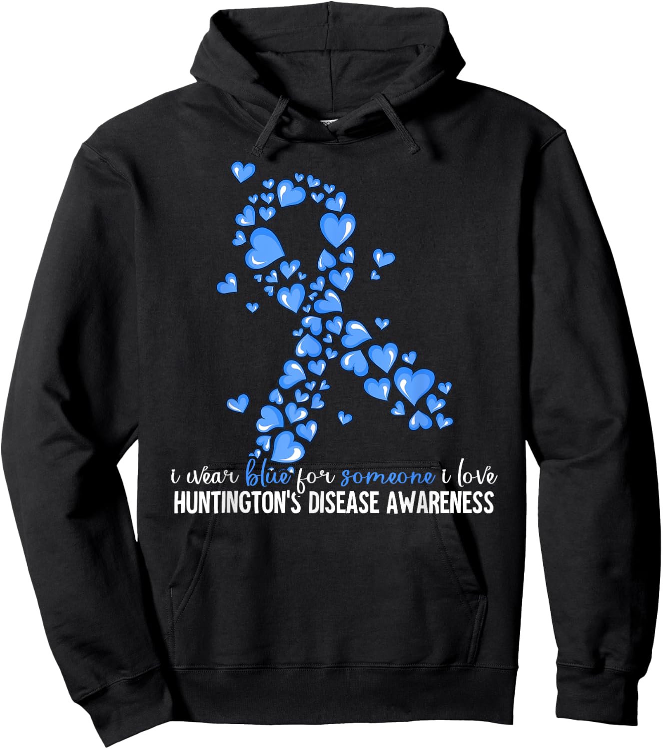 Huntington's Disease Awareness Hoodie - Hoodie | Black