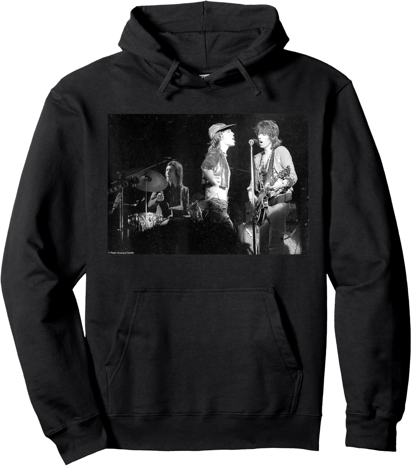 The Rolling Stones Charlie Mick And Keith By Everard Smith Hoodie - Hoodie | Black
