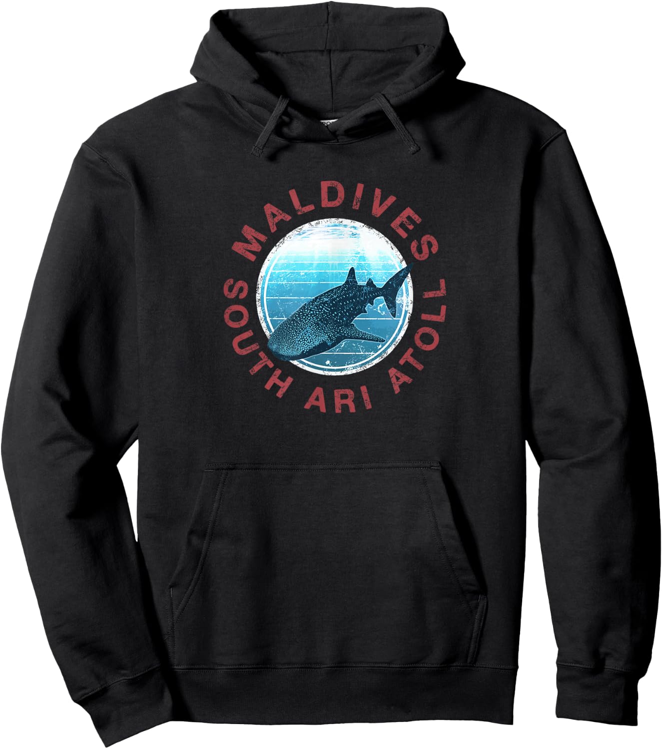 DIVE Maldives Whale Shark Hoodie - Hoodie | Black