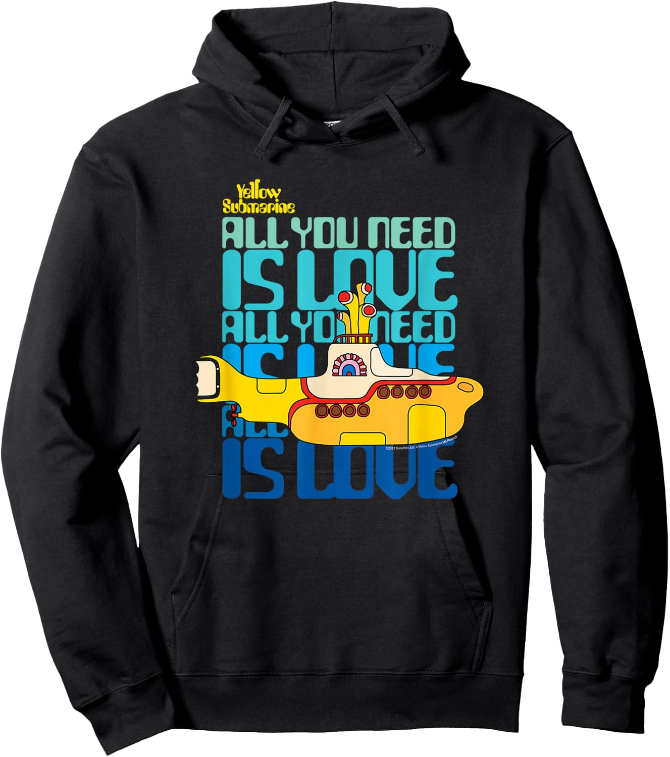 The Beatles - Alles was du brauchst ist Liebe Hoodie - Hoodie | Black