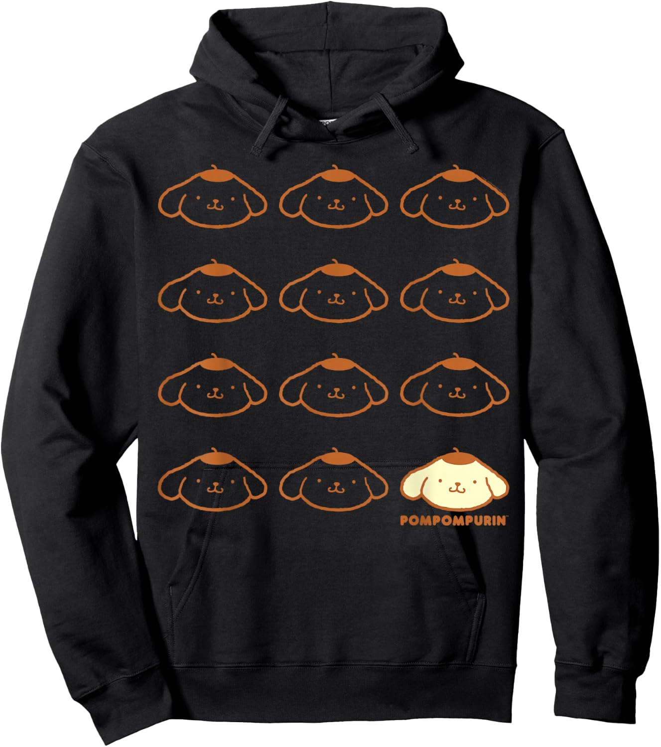 Pompompurin Real Hoodie - Hoodie | Black