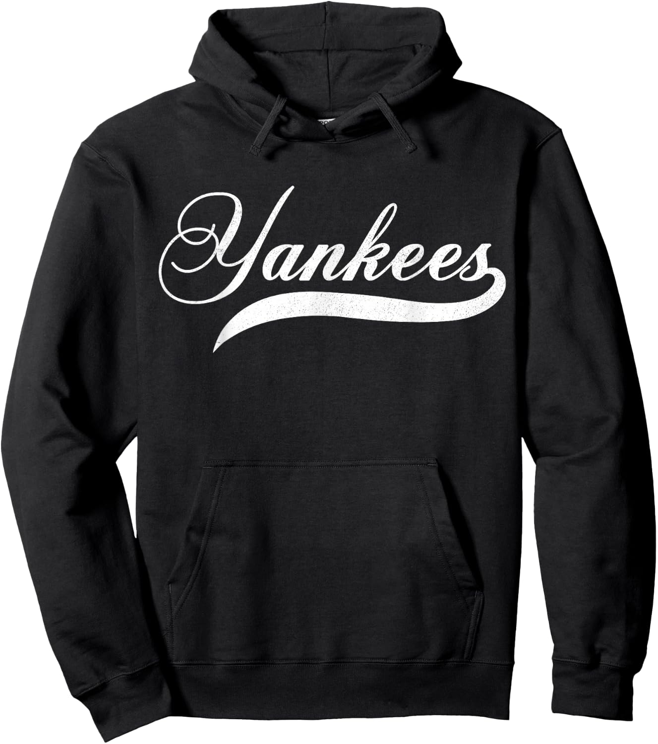 Yankees Vintage Retro Style Classic 70s & 80s Hoodie - Hoodie | Black