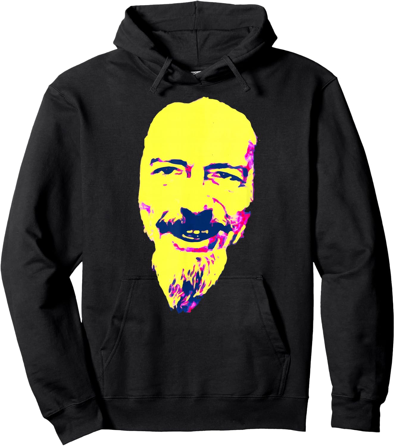 Psychedelic Alan Watts Hoodie - Hoodie | Black