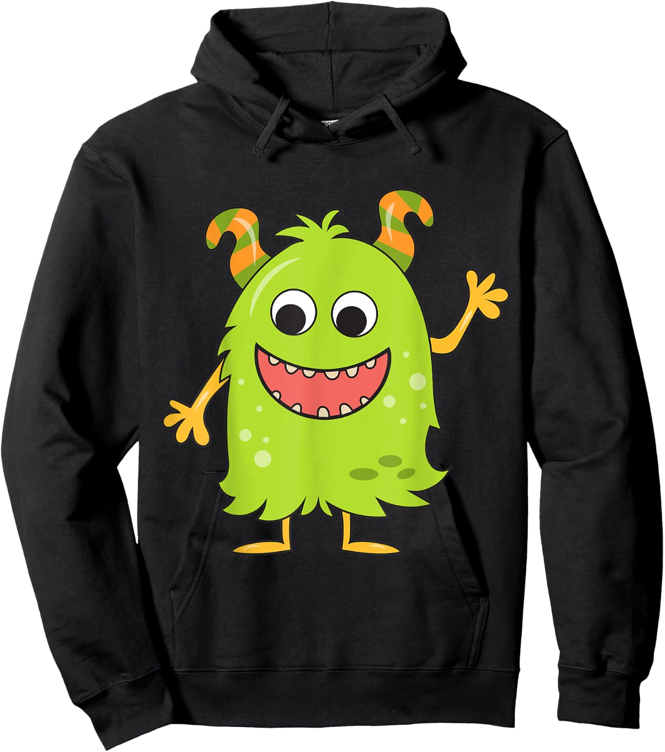 Cute Monster Kids Boys Monster Lover Hoodie - Hoodie | Black