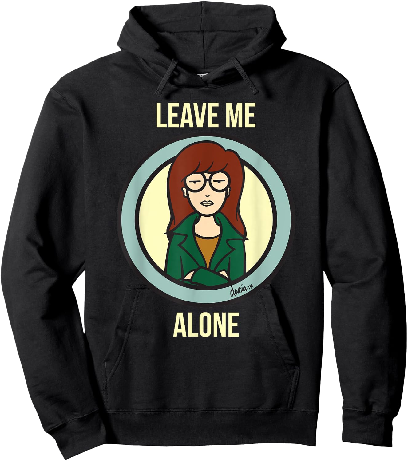 Mademark x Daria - Leave Me Alone Daira Hoodie - Hoodie | Black