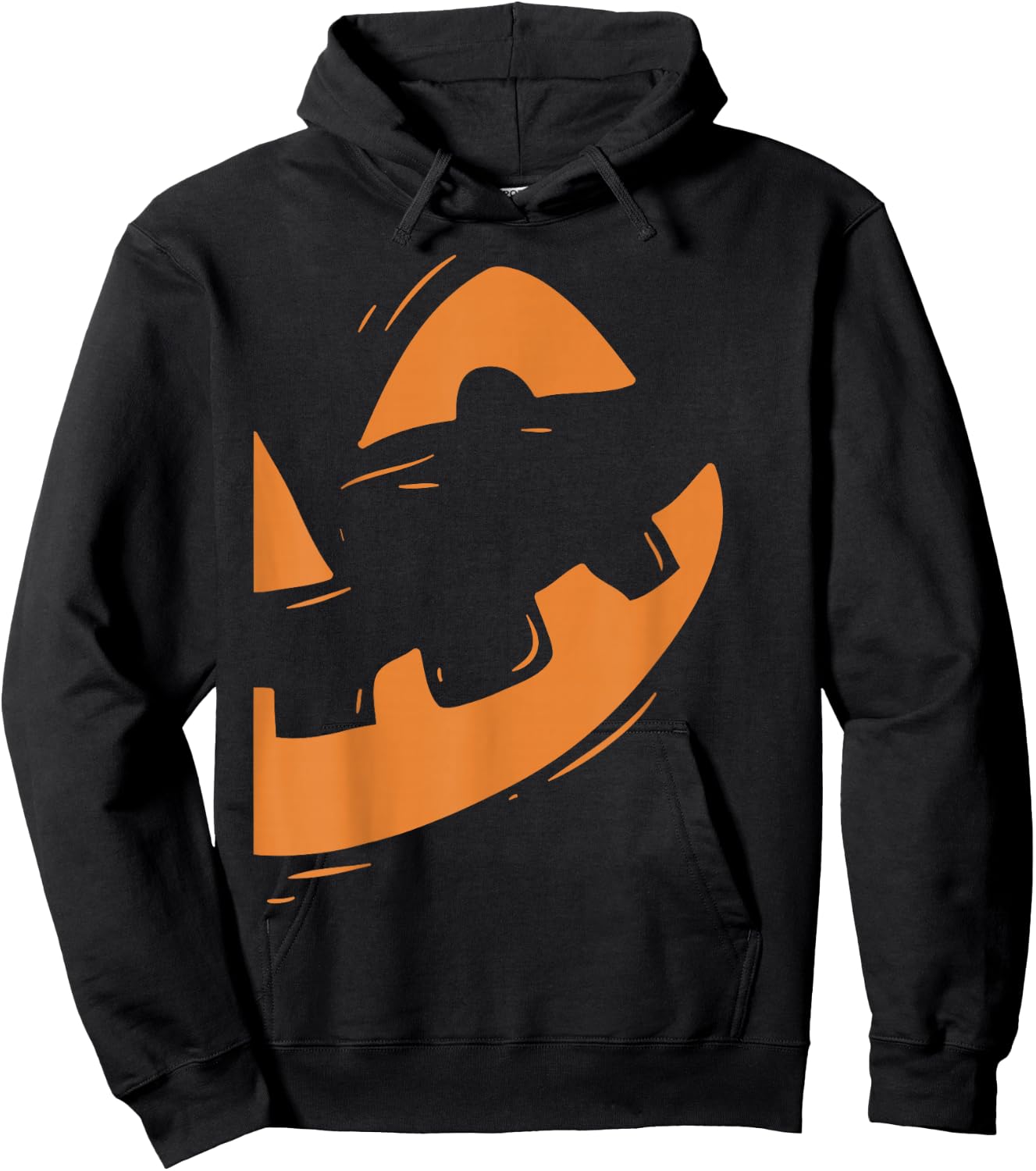 Jack-O-Lantern Shirt Pumpkin Face Halloween Matching Couple Hoodie - Hoodie | Black