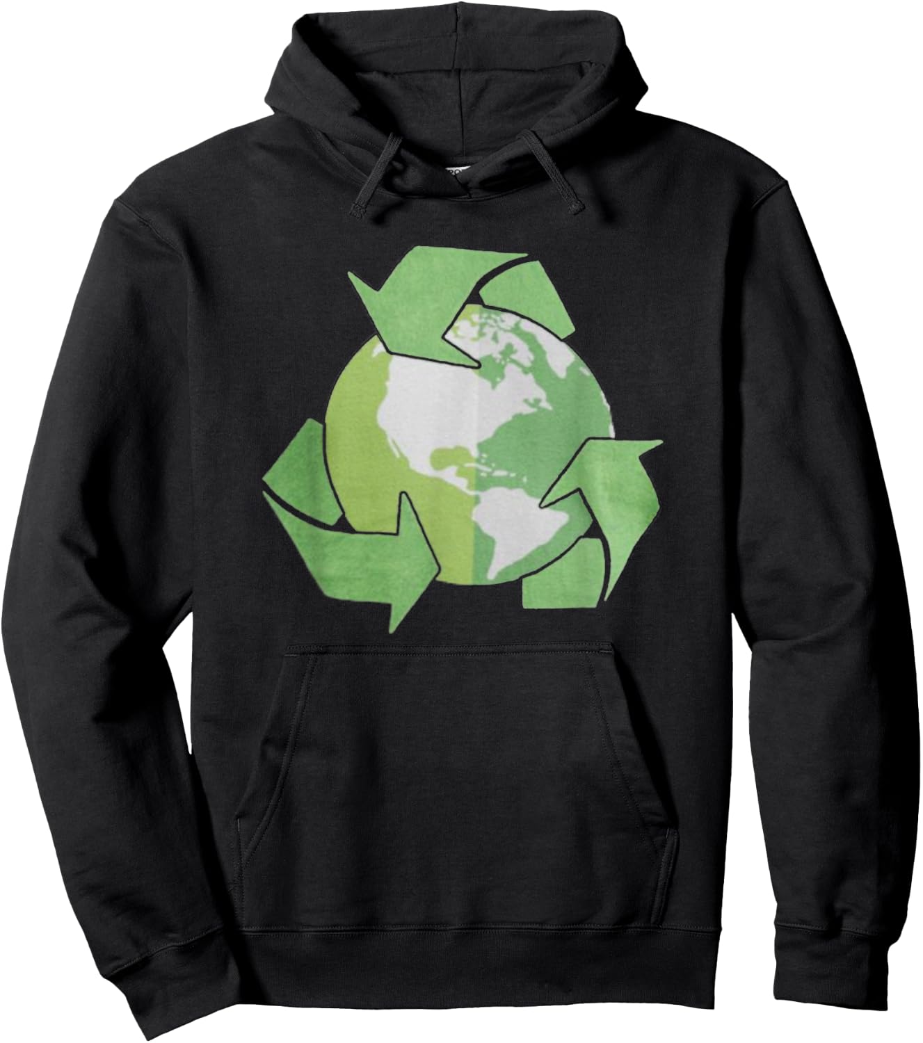 Recycle shirt for , recycle for girls, recycle for boys Hoodie - Hoodie | Black