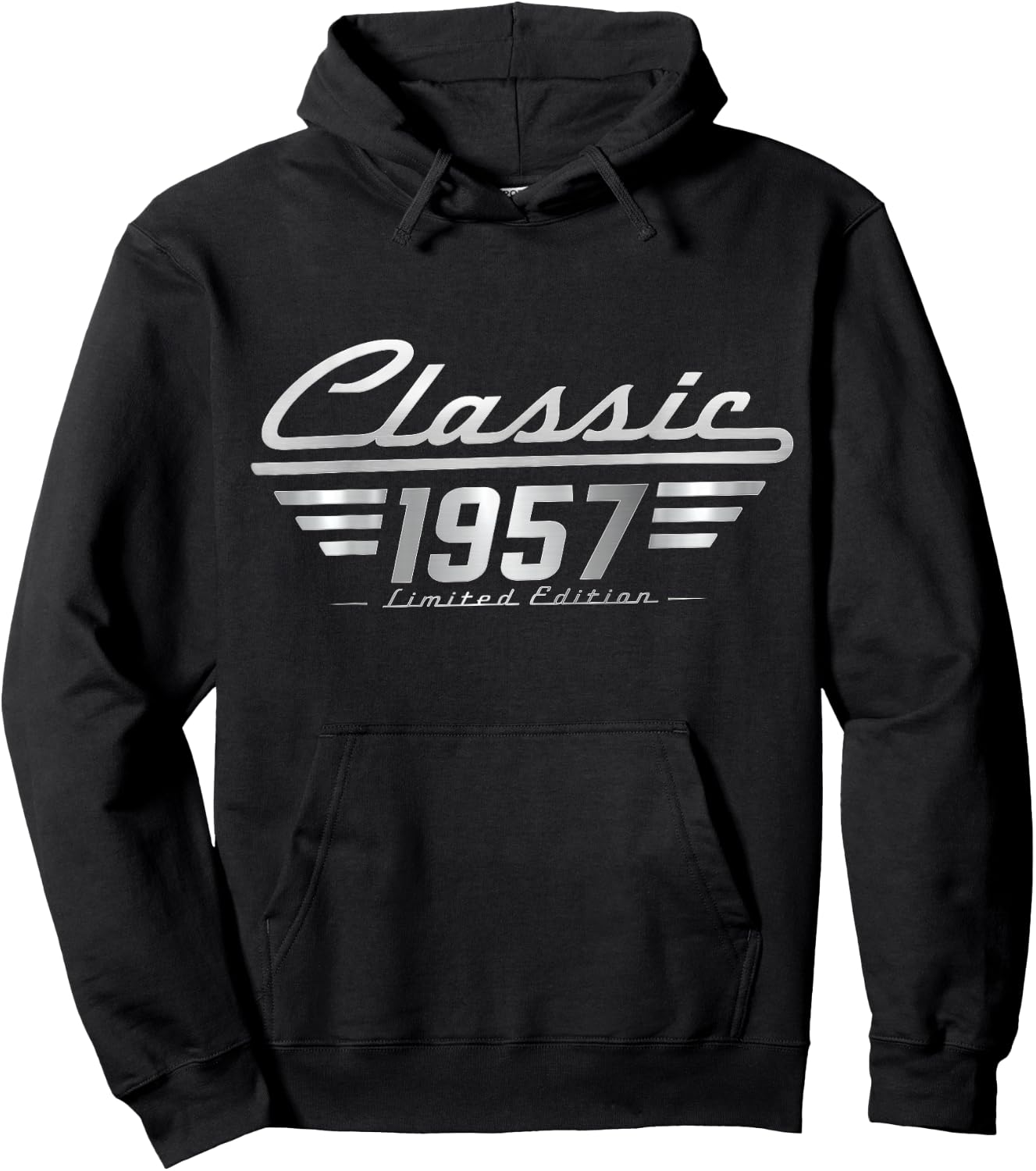 Classic 1957 Limited Edition Vintage Car Birthday Hoodie - Hoodie | Black