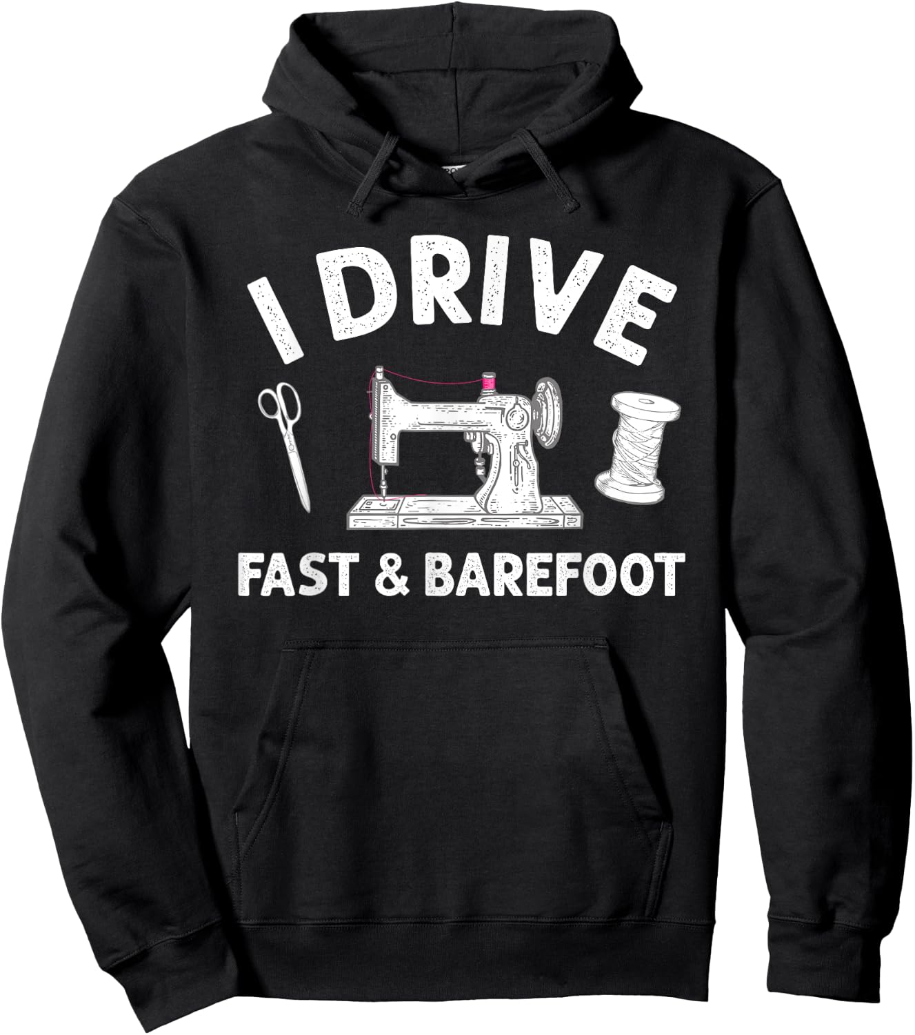 Funny Sewing Knitting Quilting For Sewer Quilter Women Girls Hoodie - Hoodie | Black