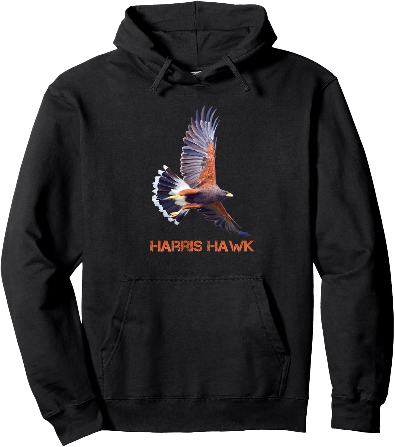 Harris Hawk Wildlife Hoodie - Hoodie | Black