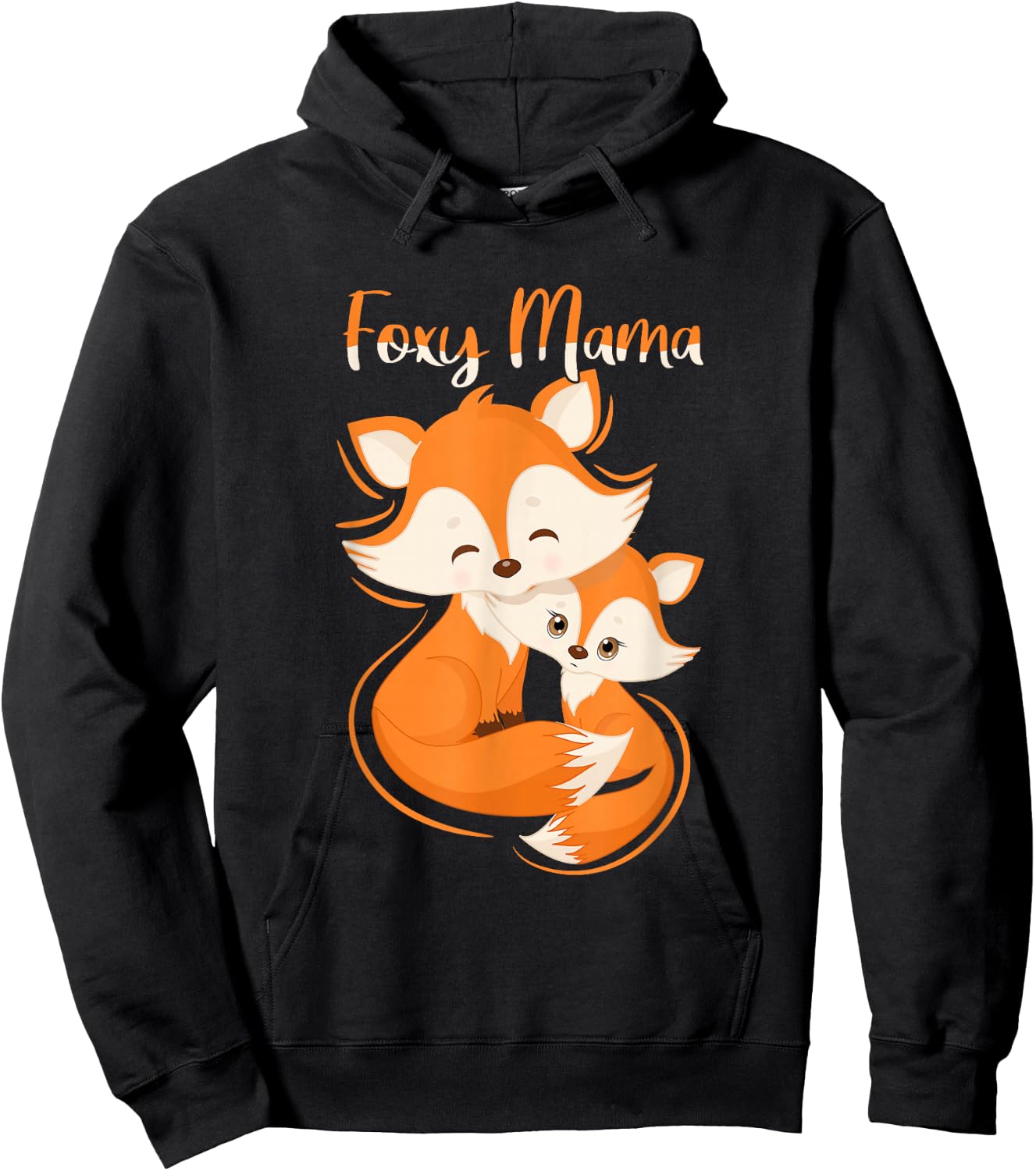 Foxy Mama for Mother's Day with Fox Hoodie - Hoodie | Black