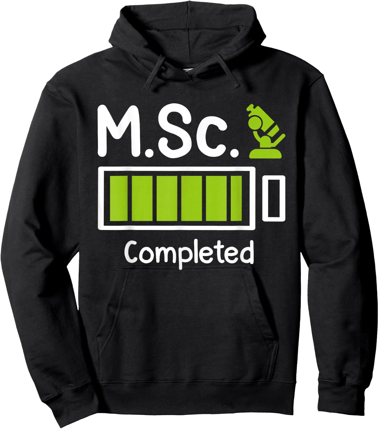 M.Sc Completed Master Abschluss Master of Science Hoodie - Hoodie | Black