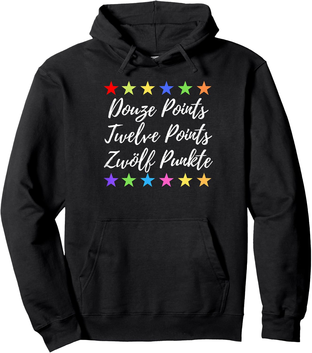 with Twelve Dots Motto for Song Contest Grand Prix, blue Hoodie - Hoodie | Black