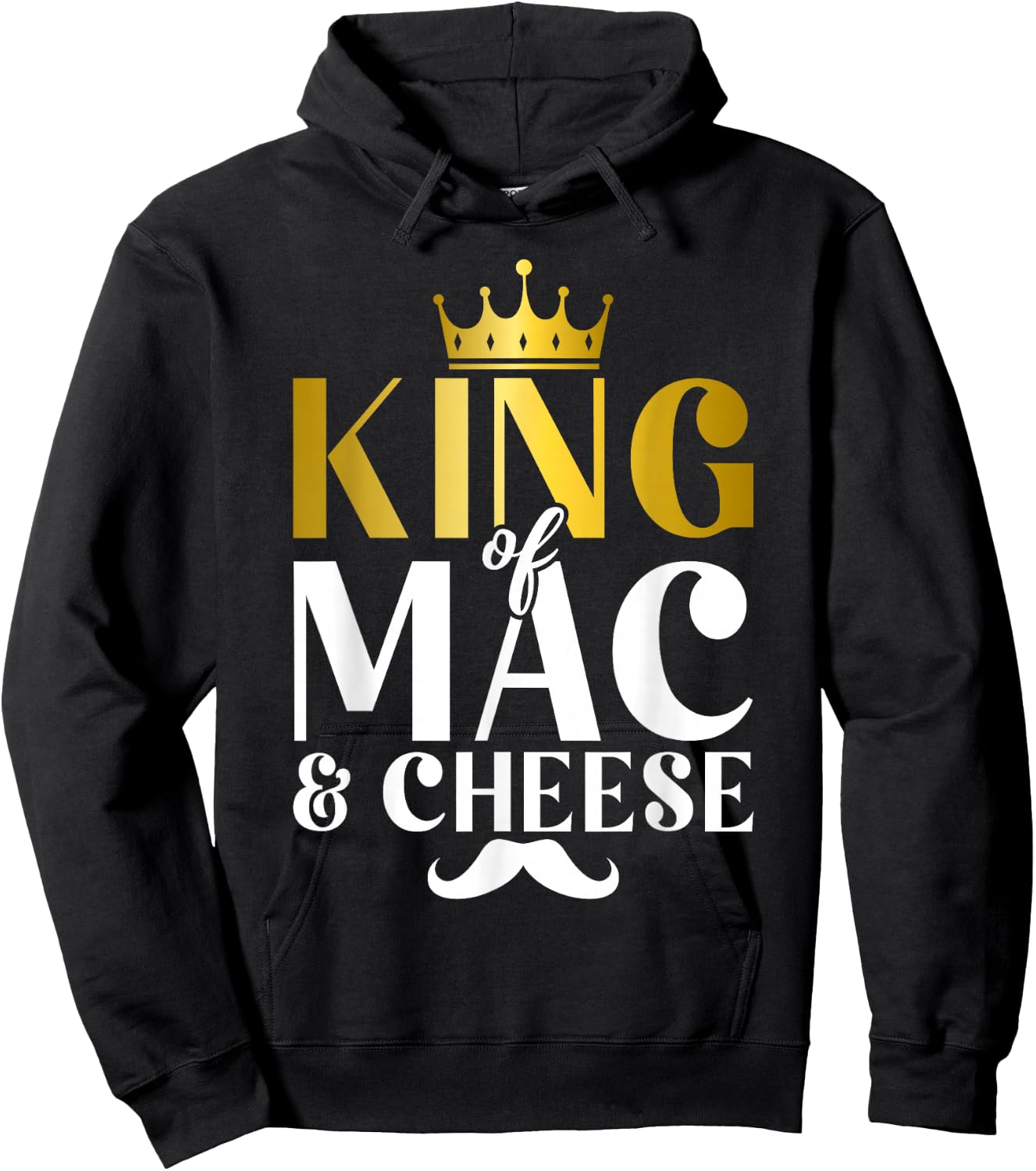 King of Mac and Cheese Hoodie - Hoodie | Black