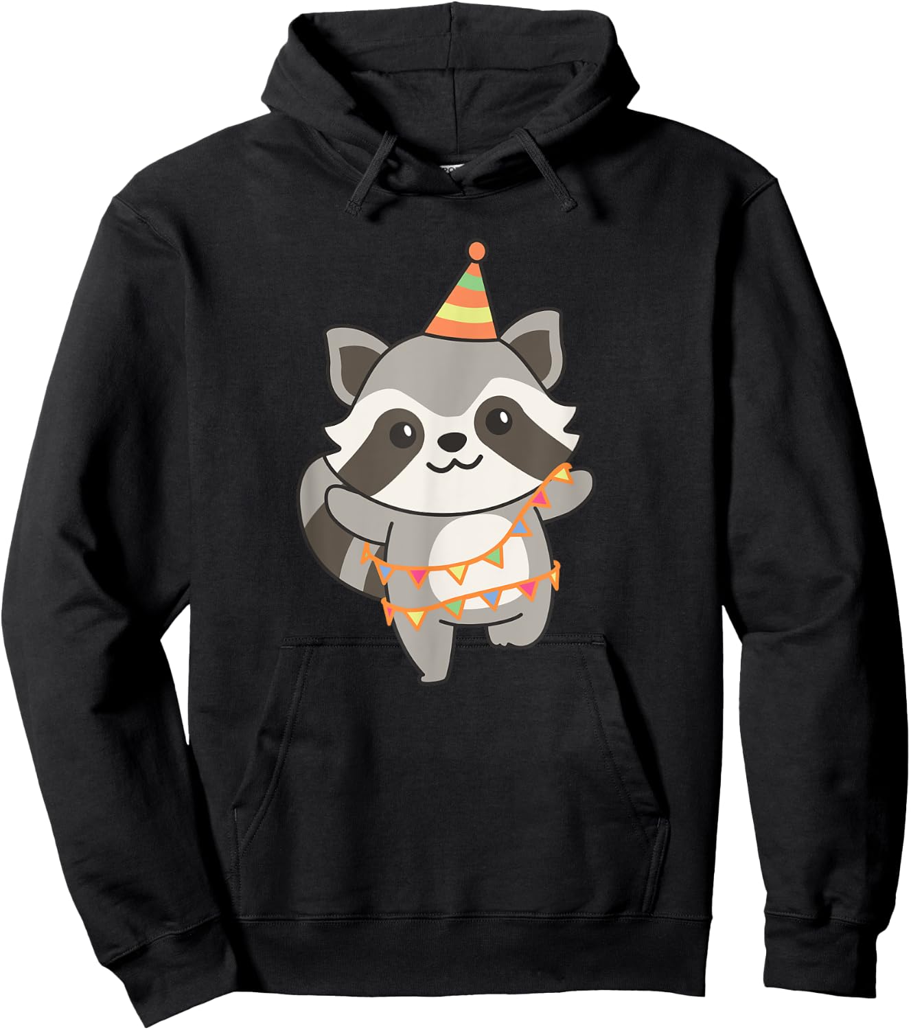 Birthday Raccoon For Children A Birthday Raccoon Hoodie - Hoodie | Black