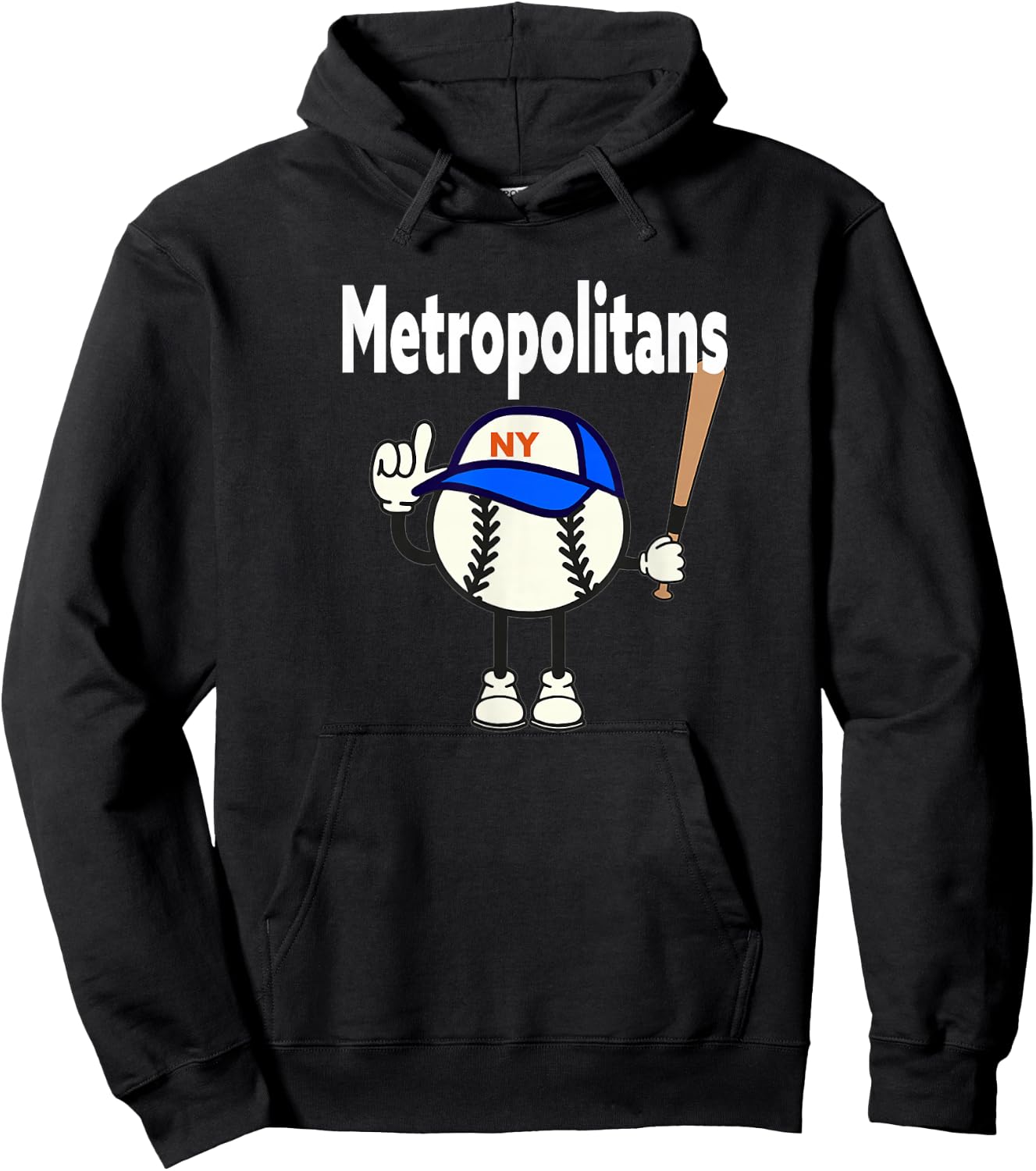 Metropolitans_Miracle Mets_001 Hoodie - Hoodie | Black