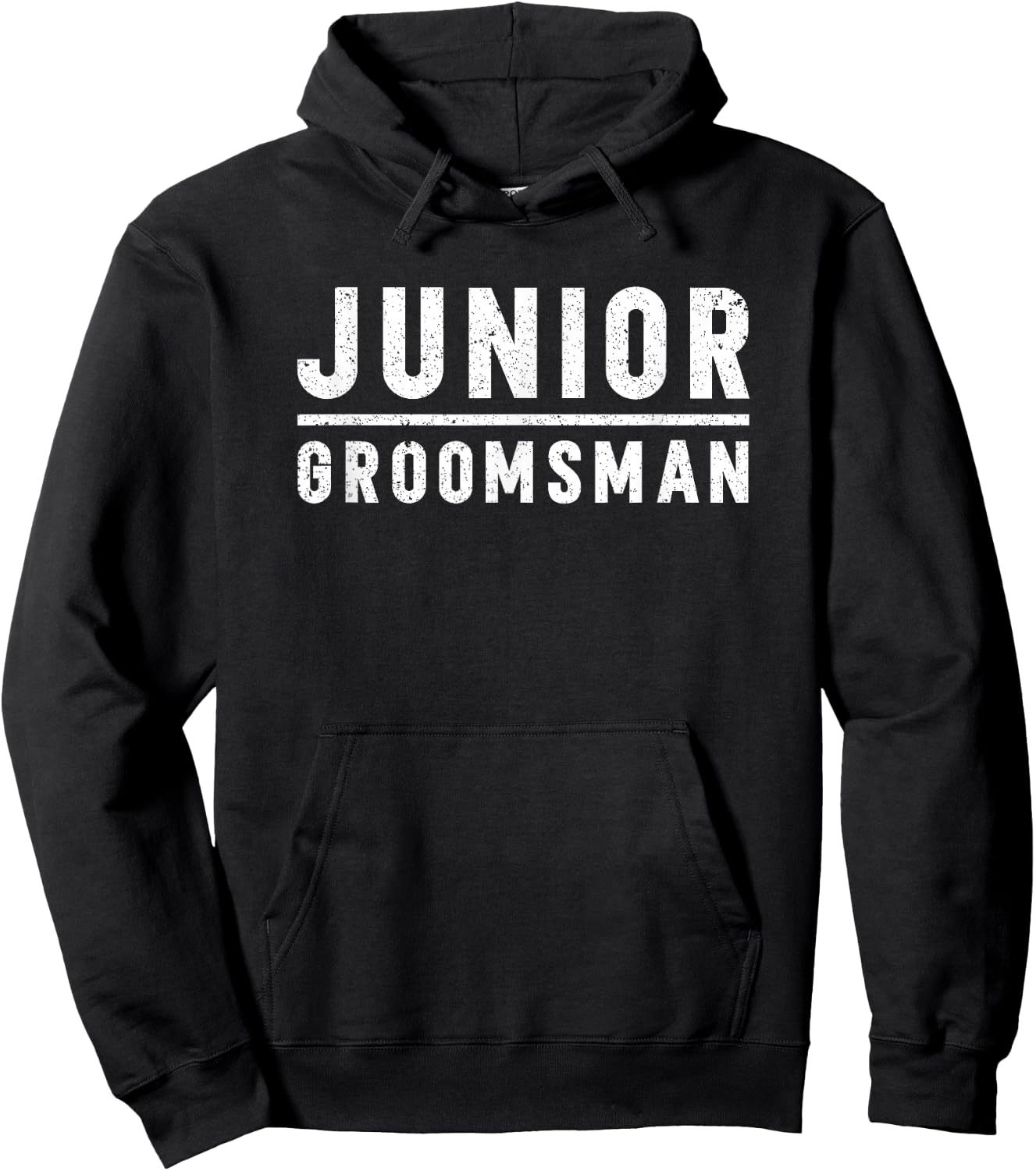 Junior Groomsman Wedding Junior Groomsmen Hoodie - Hoodie | Black