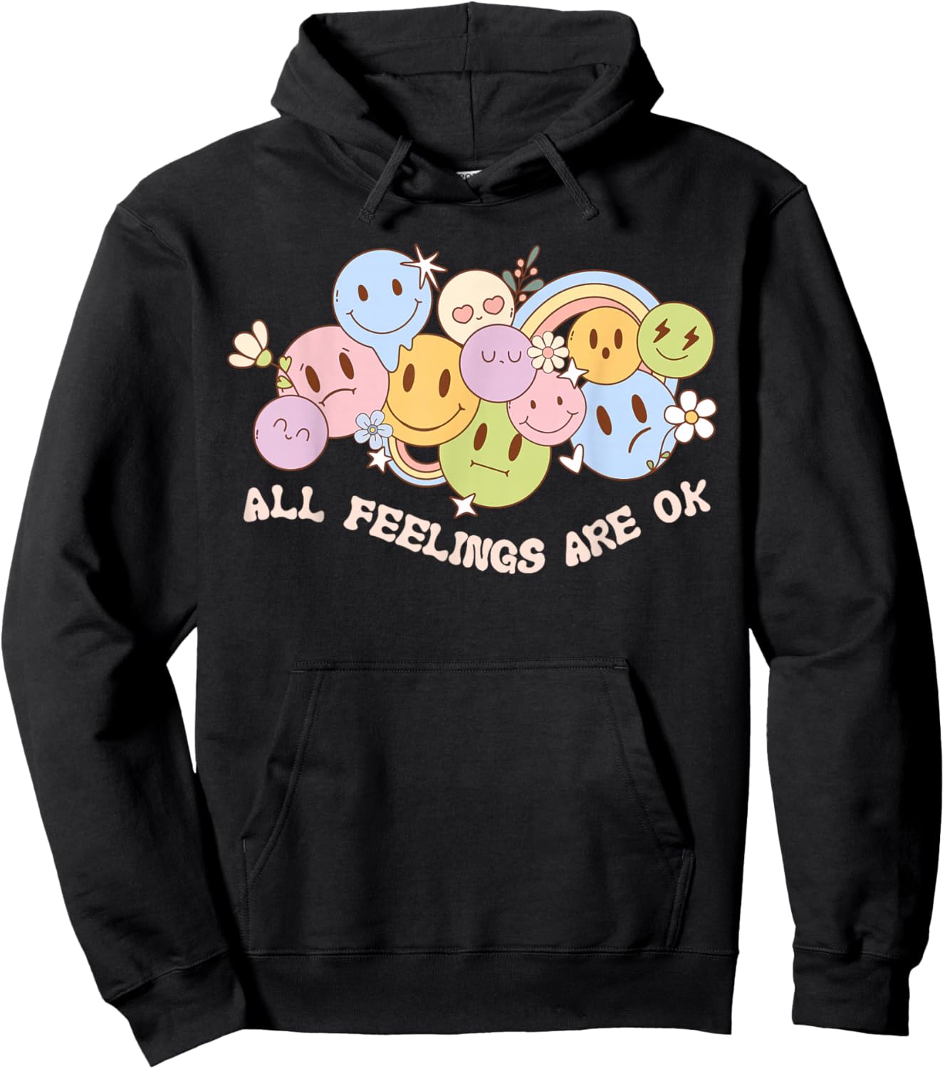 All Feelings Are Ok Teacher Student s Are Okay Hoodie - Hoodie | Black