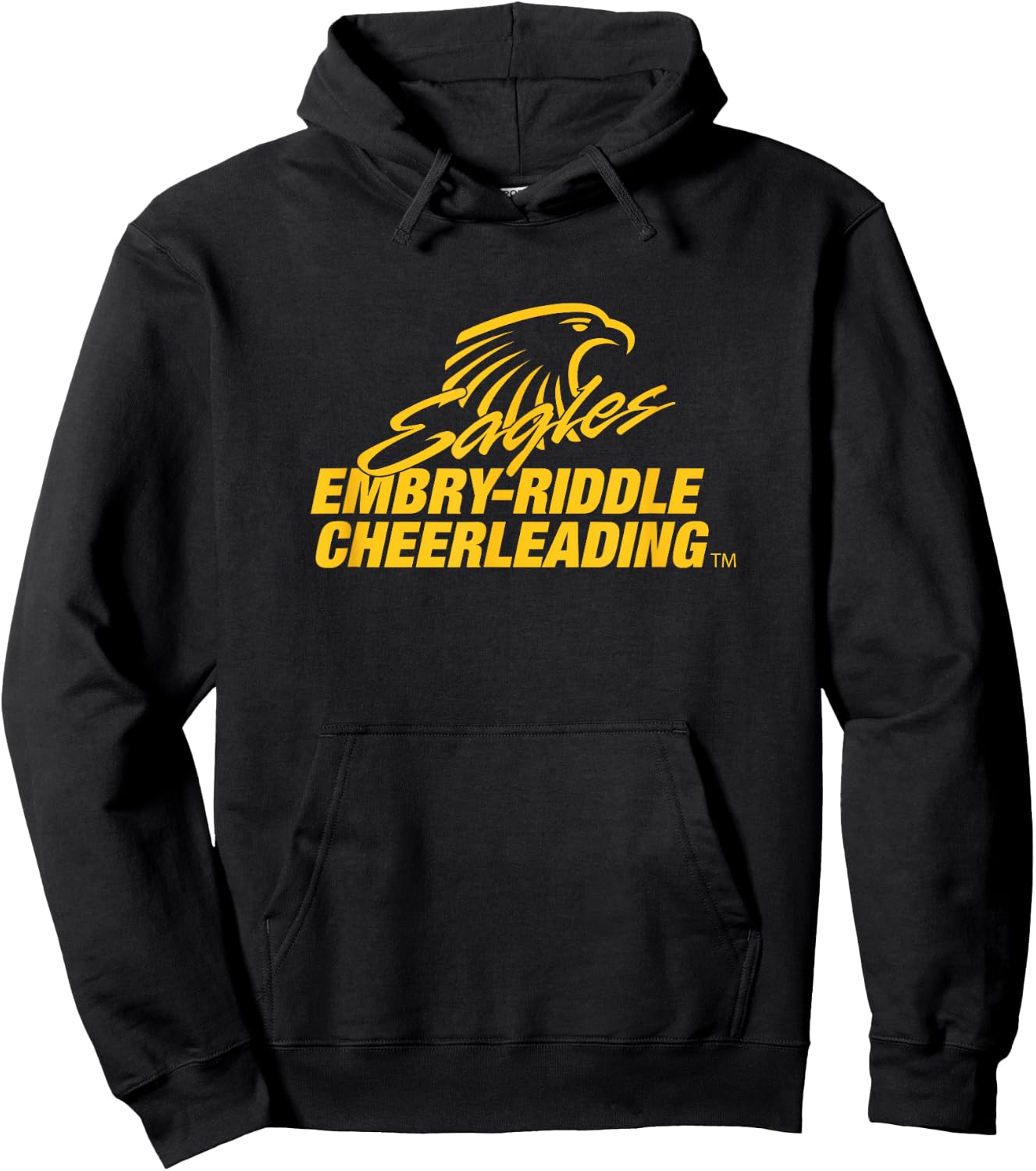 Embry-Riddle Aeronautical Eagles Cheerleading Sports Fan Hoodie - Hoodie | Black