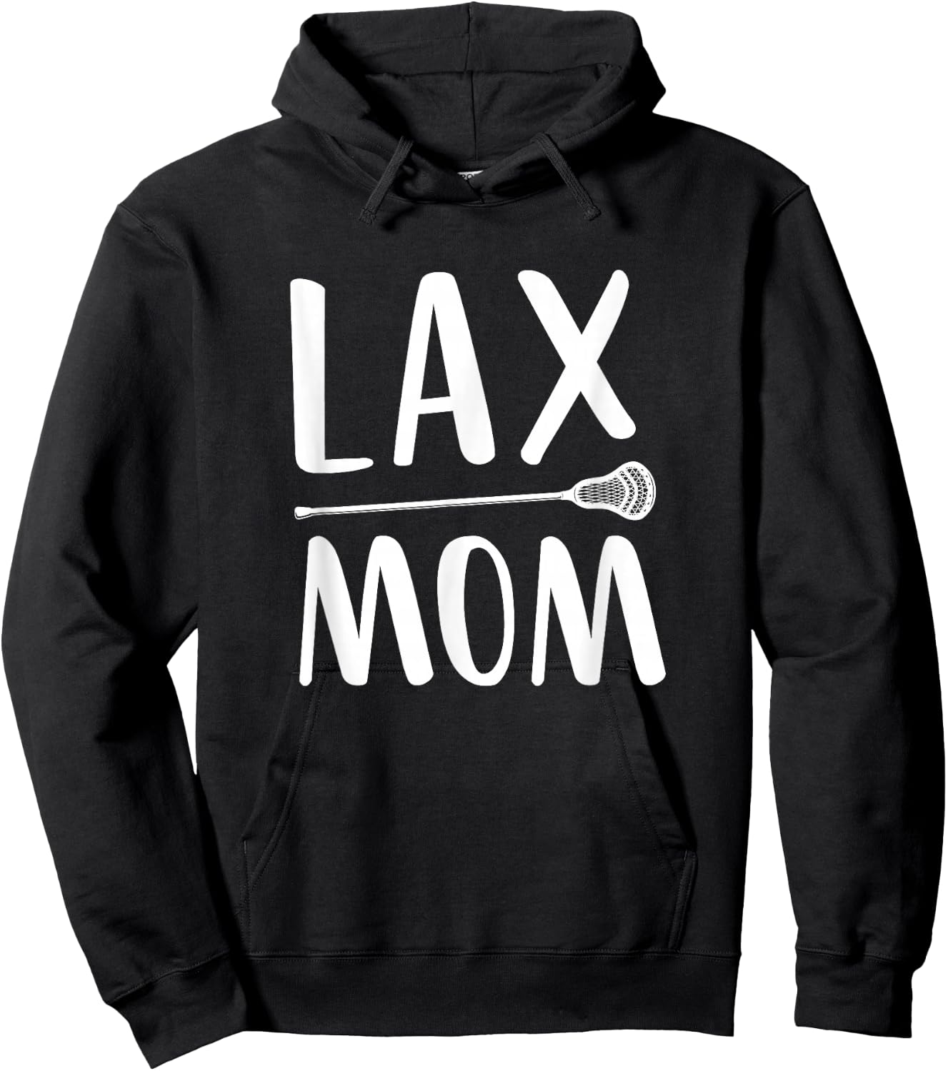 Lax Mom Lacrosse Mom Mother Hoodie - Hoodie | Black