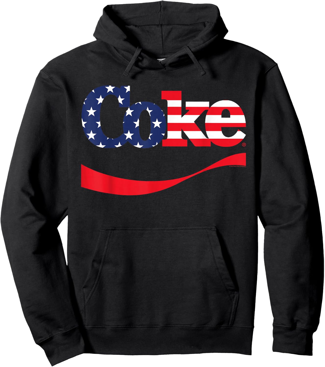 Coca-Cola - Flag Hoodie - Hoodie | Black