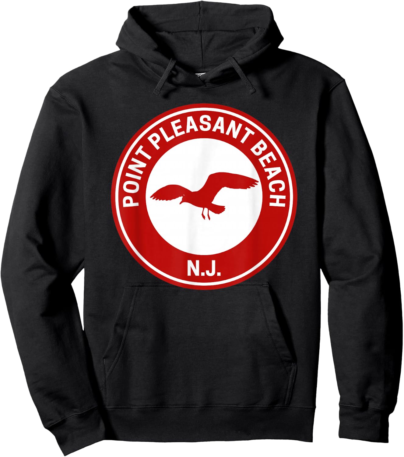 Point Pleasant Beach NJ Hoodie - Hoodie | Black