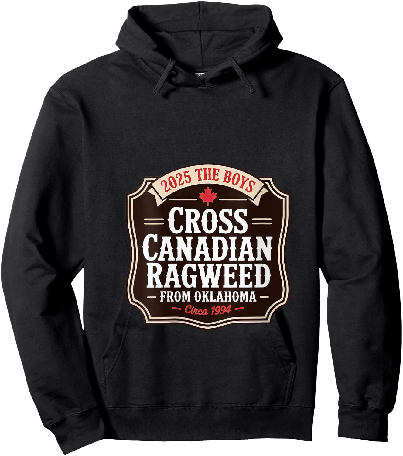 Cross Canadian Ragweed Retro Band Fans 2025 Music Fans V-Neck Hoodie - Hoodie | Black