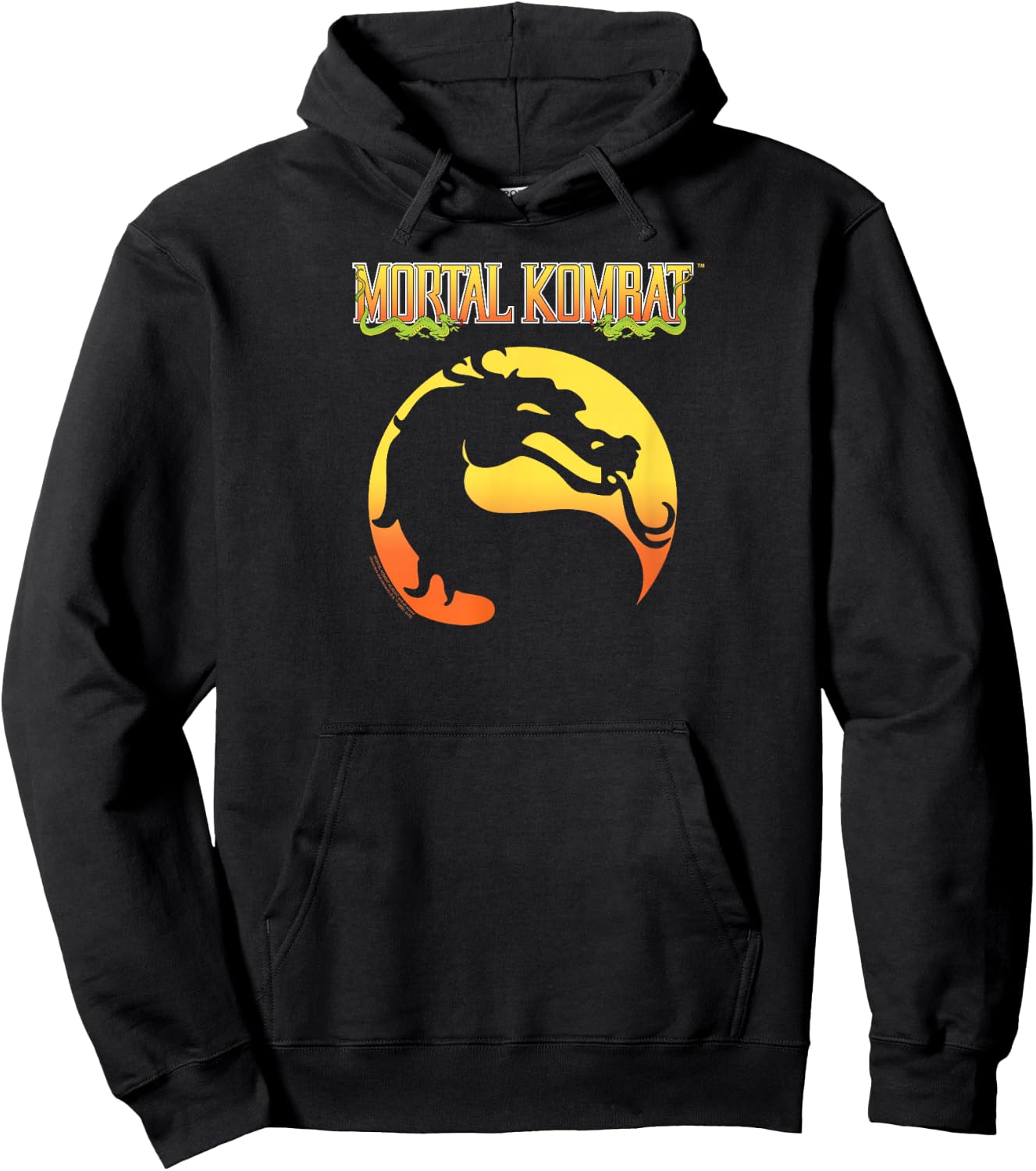 Mortal Kombat Klassic Logo Hoodie - Hoodie | Black