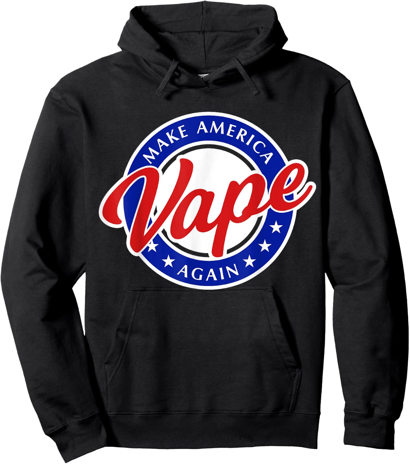 Funny Vape - Make America Vape Again Hoodie - Hoodie | Black