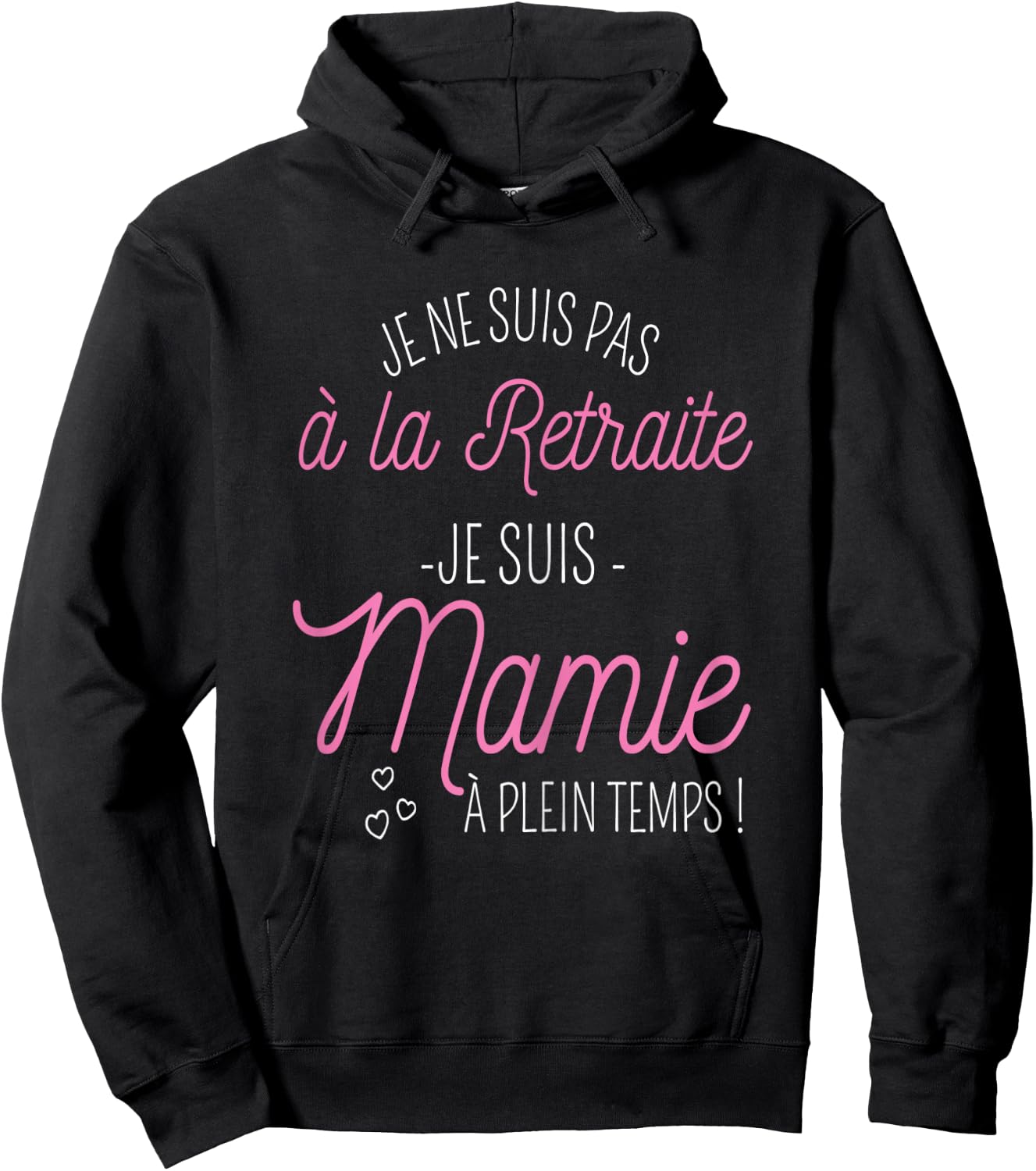 Granny Retired Funny Retirement Gift Grandma Pensioner Hoodie - Hoodie | Black
