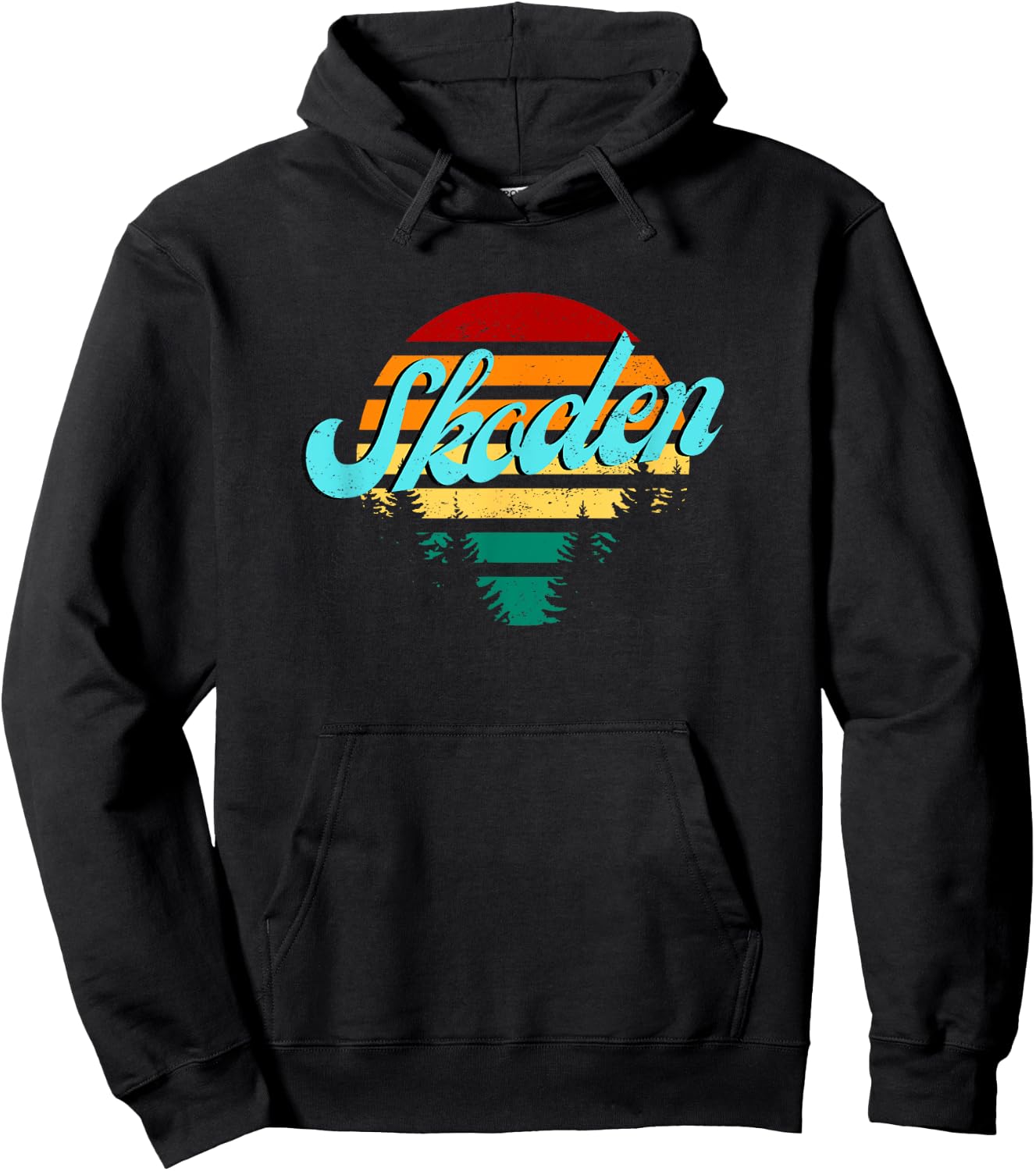Sunset Skoden Hoodie - Hoodie | Black