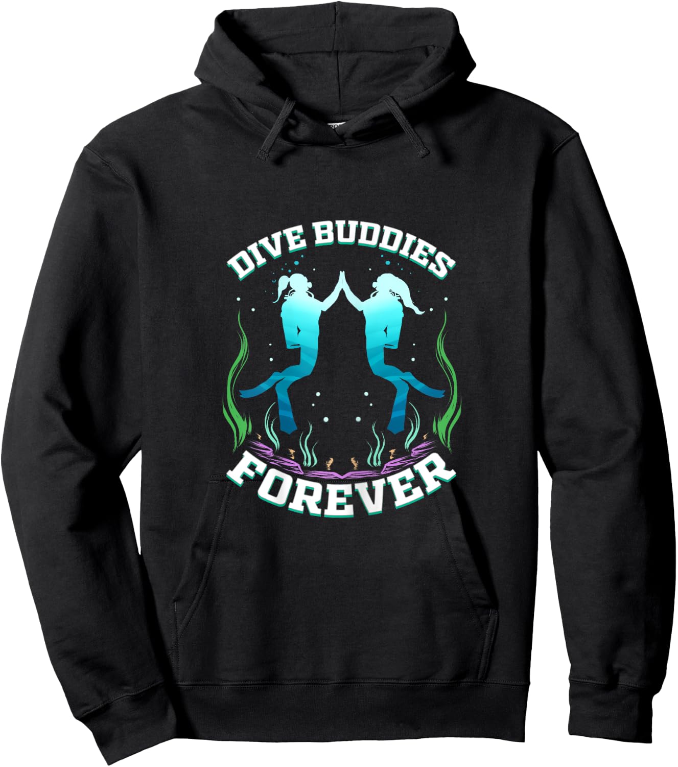 Scuba Dive Buddy for Diver Scuba Diving Girl Dive Buddies Hoodie - Hoodie | Black
