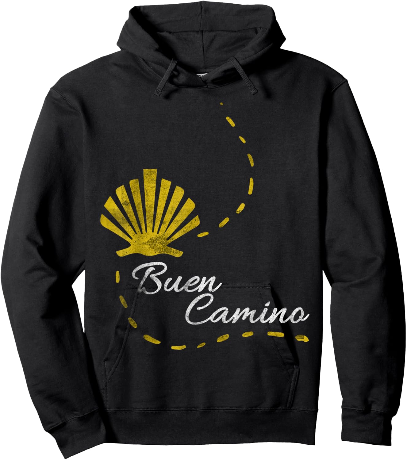 Buen Camino Pilgerfahrt Jakobsweg Camino de Santiago Pilger Hoodie - Hoodie | Black