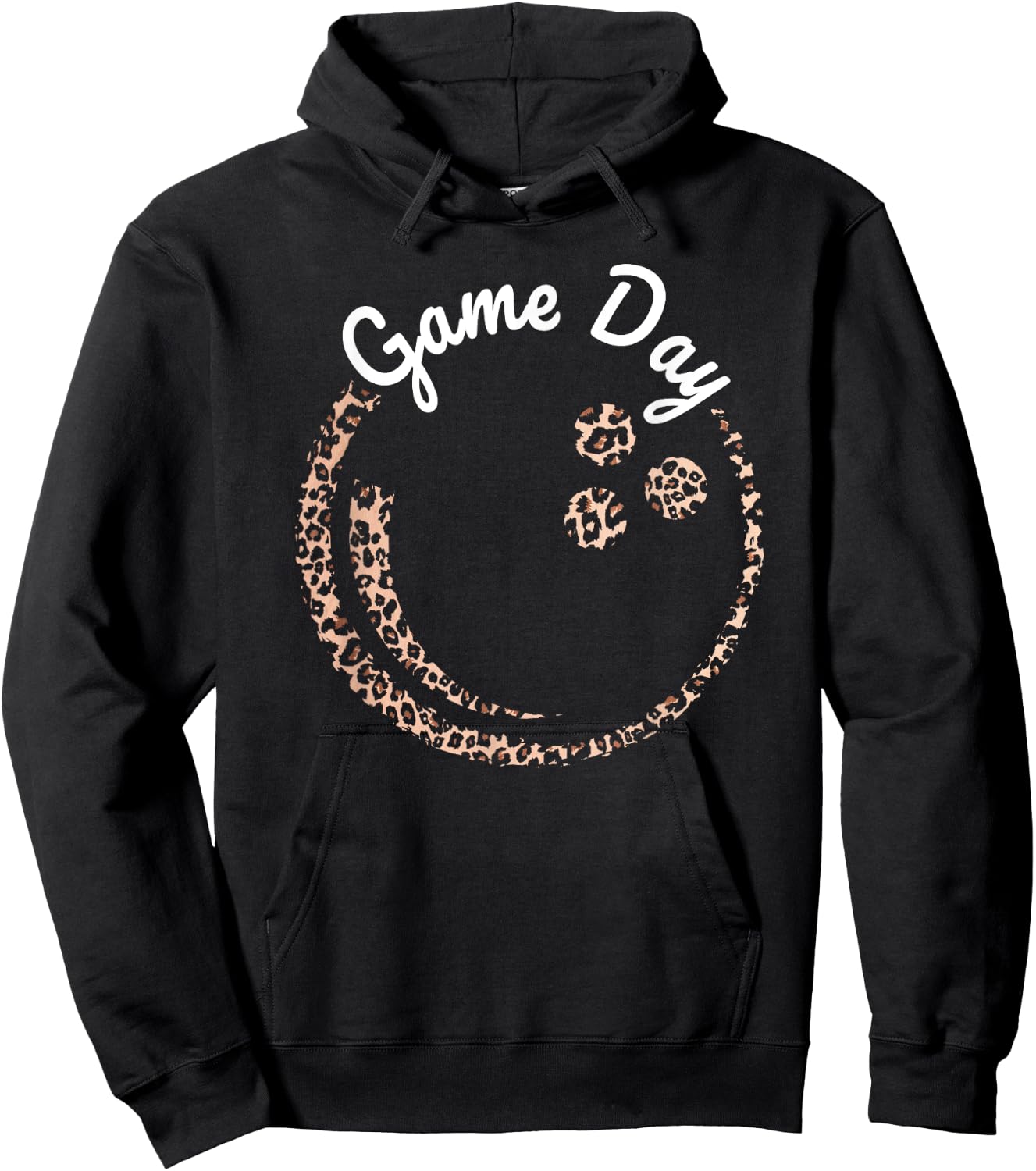 Bowling Player Game Day Leopard Bowler Women Hoodie - Hoodie | Black