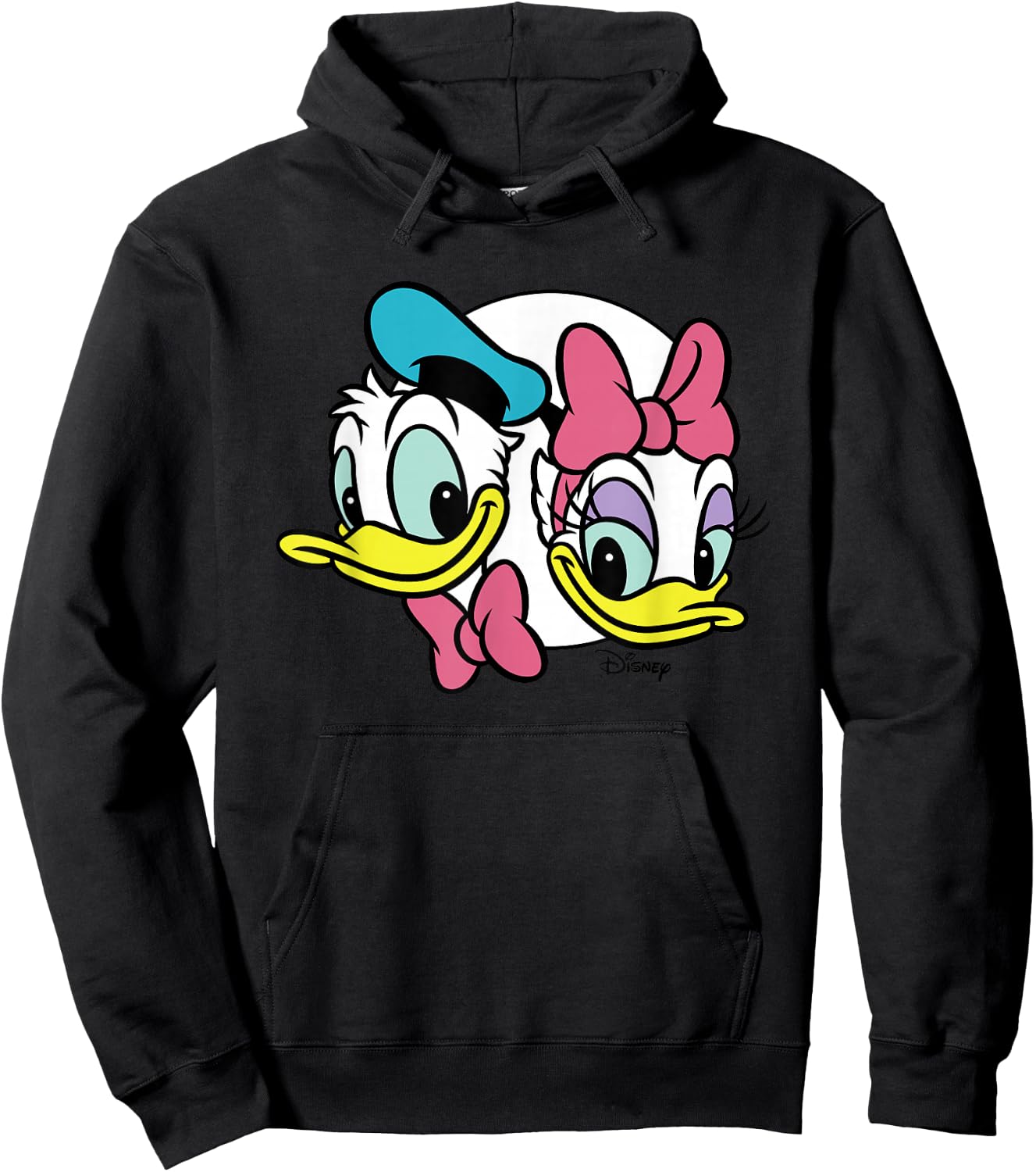 Donald & Daisy - Retro Hoodie - Hoodie | Black