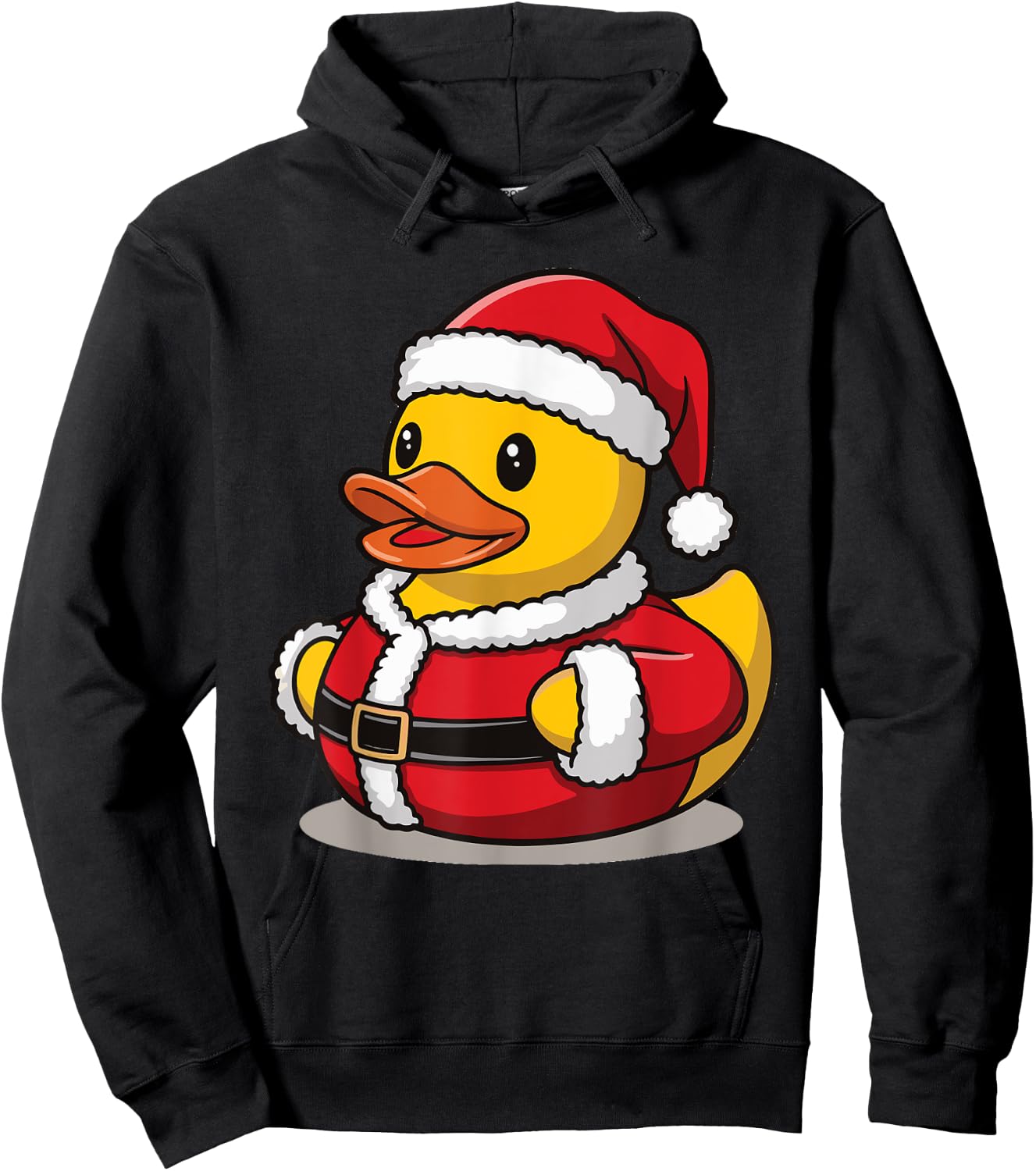 Adult Black Cartoon Holiday Winter Pull On 1 Count 0 Pockets Unique Design Short Sleeve Mandarin Collar Fitted Small Hoodie - Hoodie | Black