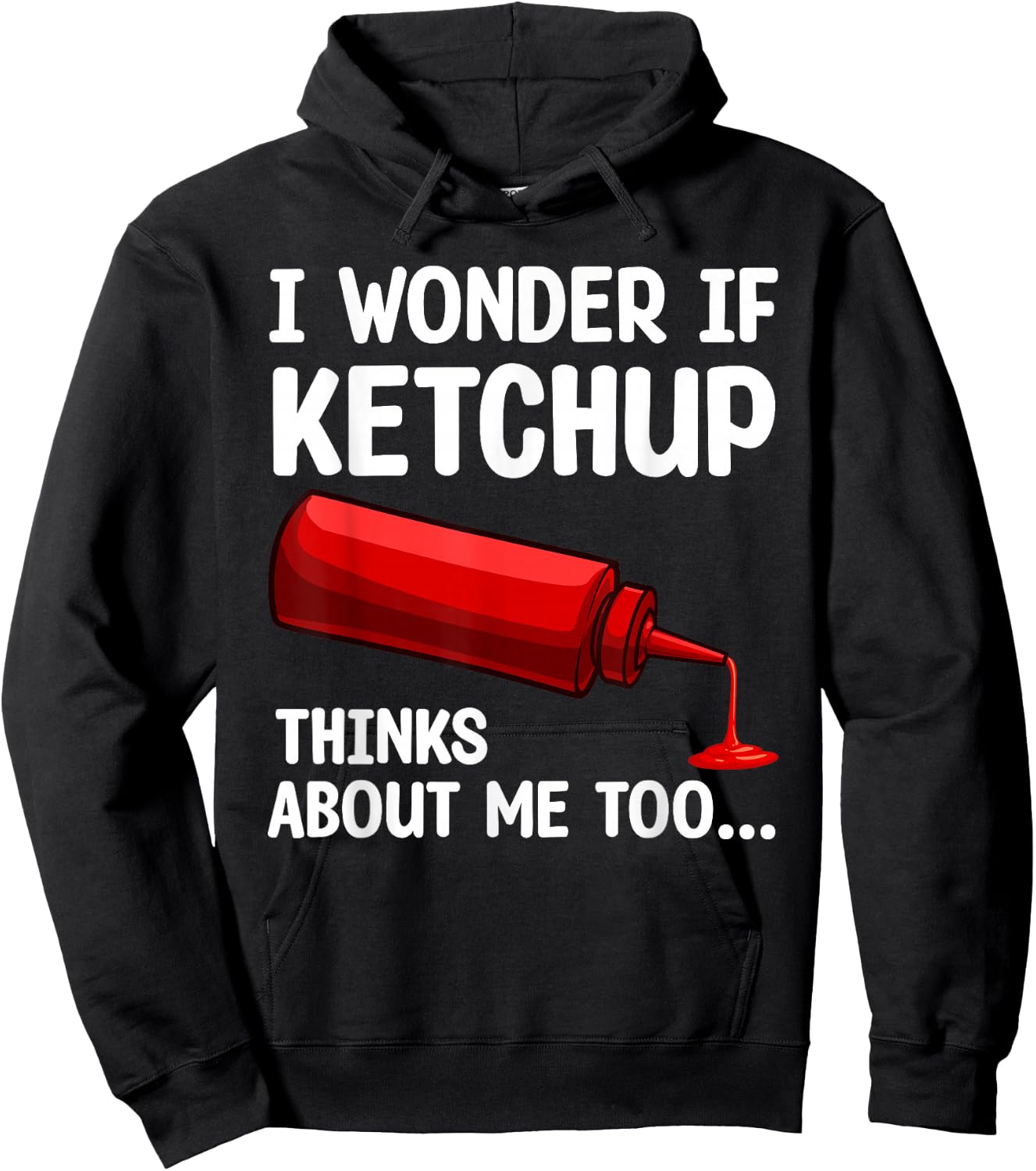 Cool Ketchup Design Women Catsup Sauce Ketchup Lover Hoodie - Hoodie | Black