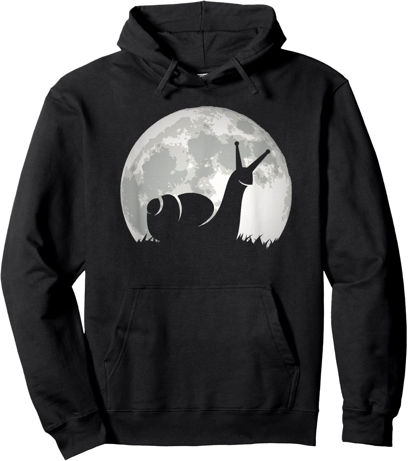 Retro Mond Schnecke Hoodie - Hoodie | Black