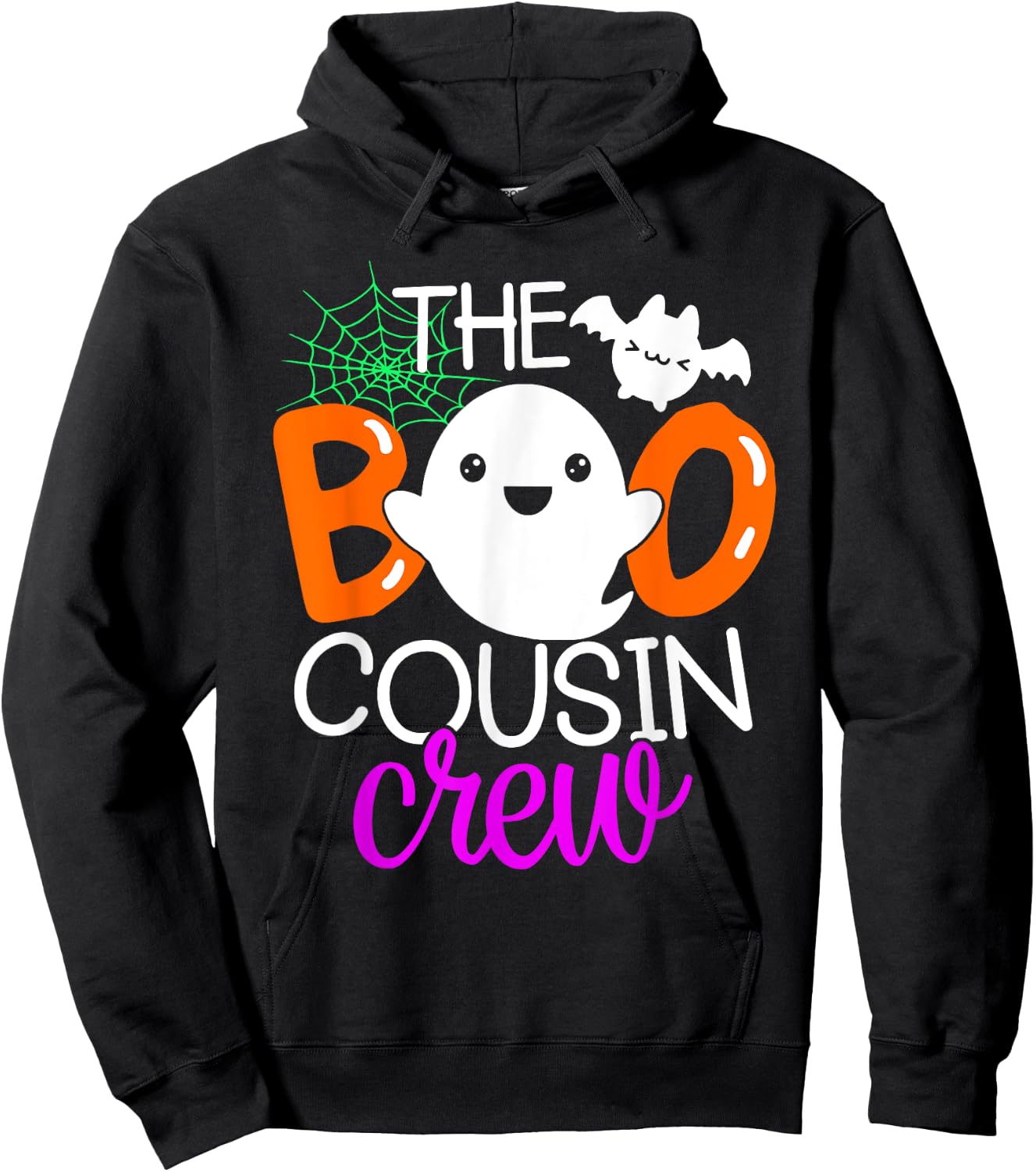 The Boo Cousin Crew Shirt Funny Ghost Halloween Costume Hoodie - Hoodie | Black