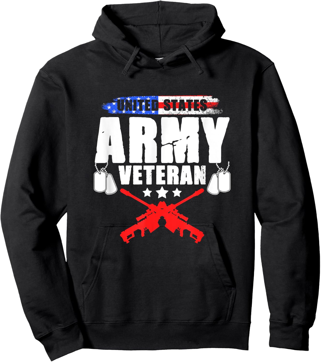 United States Army Veteran Military Soldier Memorial Day Hoodie - Hoodie | Black