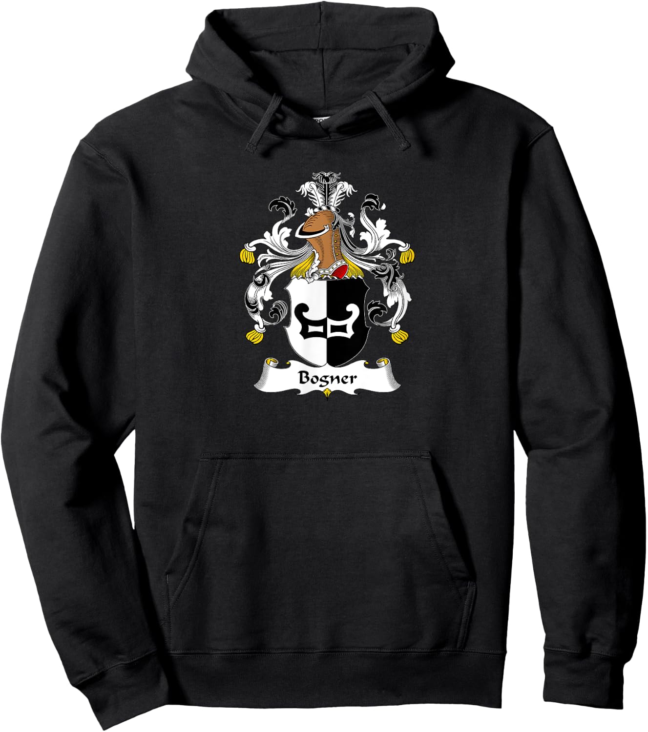 Bogner Coat of Arms - Family Crest Hoodie - Hoodie | Black